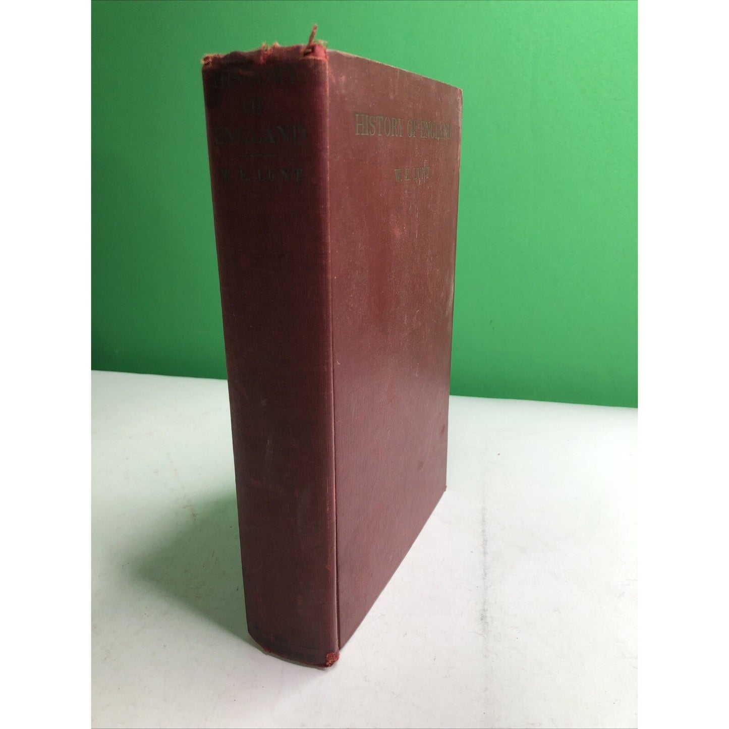 History Of England Hardcover Book By W. E. Lunt 1928 10th Printing