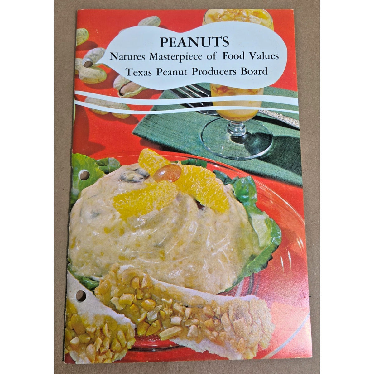 Rare Vintage 1970s Texas Peanut Recipe Booklet John C. White TDA Ephemera