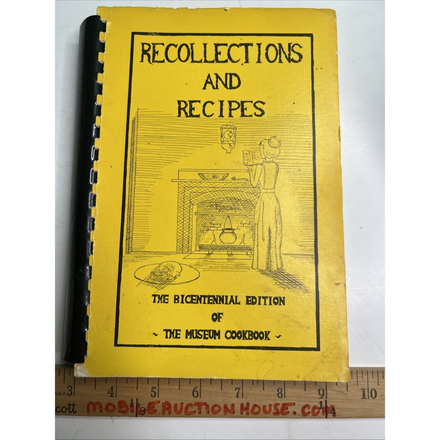 Vintage 1974 Recollections And Recipes Museum Cookbook Fort Leavenworth Kansas