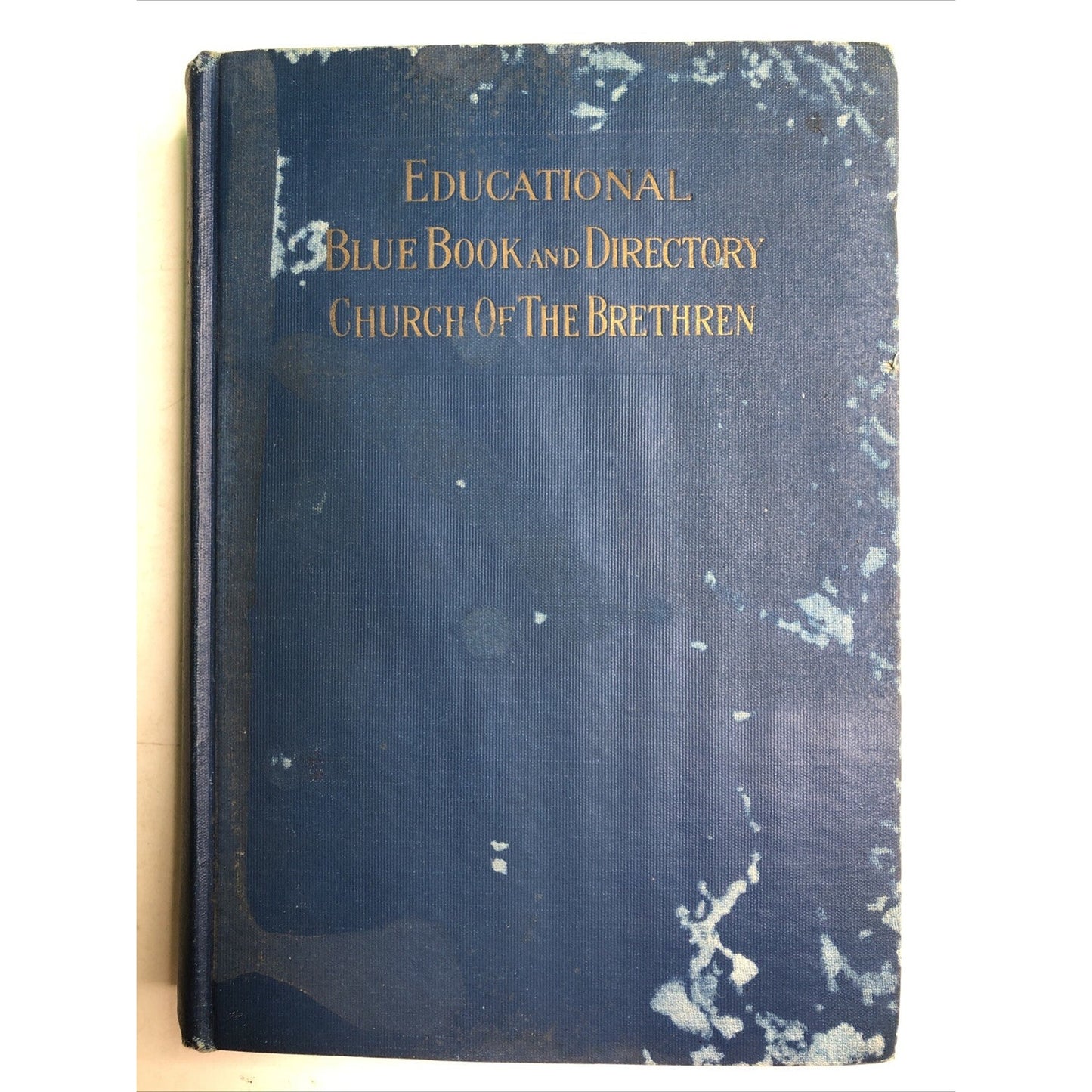 Educational Blue Book and Directory of the Church 1st Edition Cable & Sanger