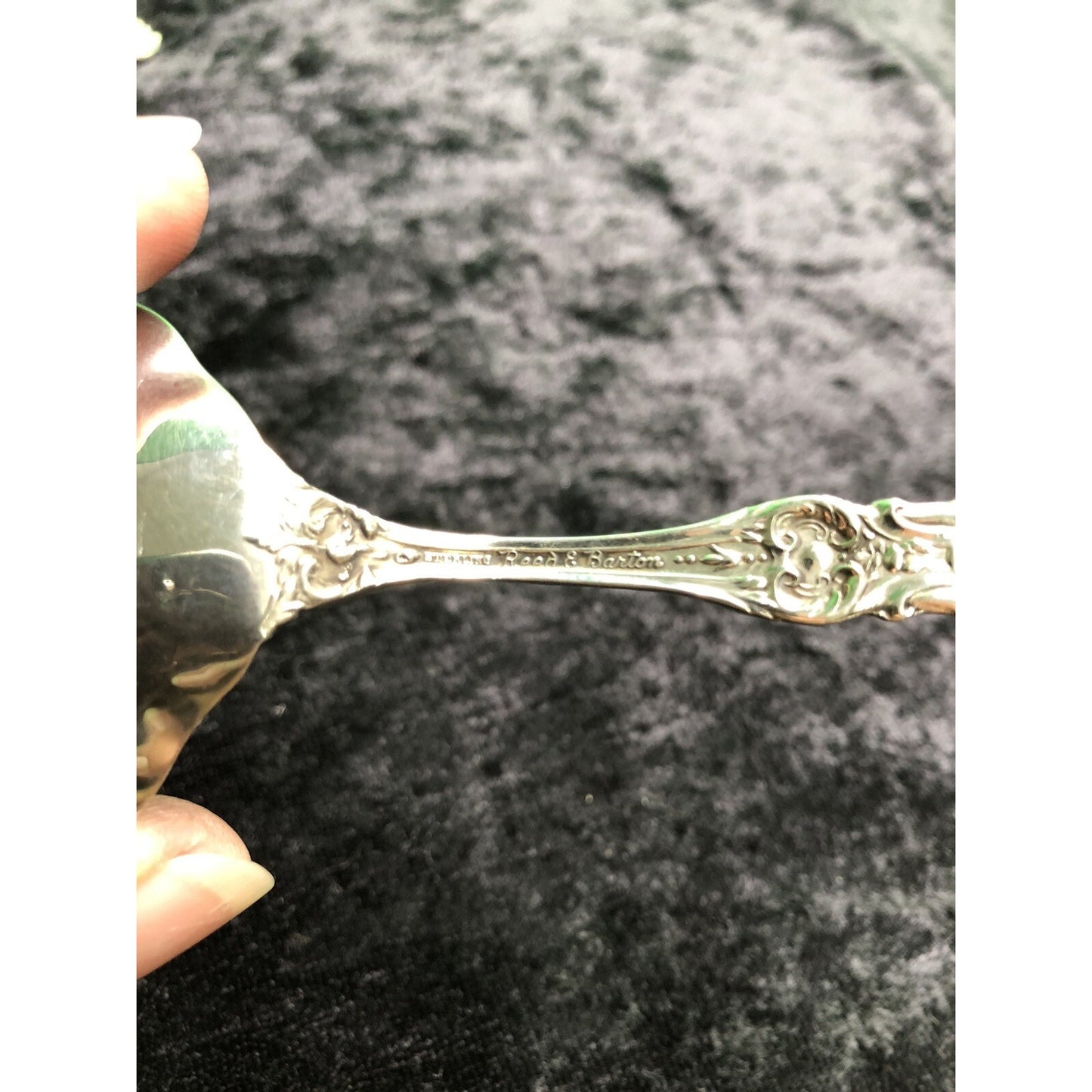 Reed & Barton FRANCIS 1st PAIR Bon Bon Spoon Pickle Or Olive Fork No Monogram