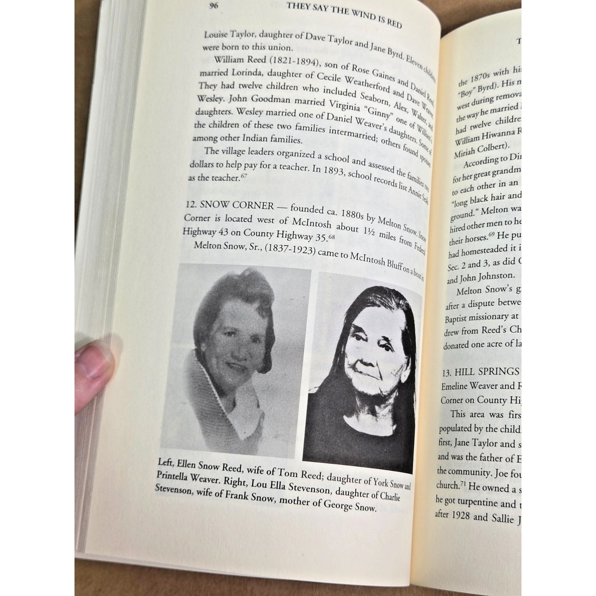 They Say the Wind Is Red: The Alabama Choctaw - Revised Ed. Genealogy Guide