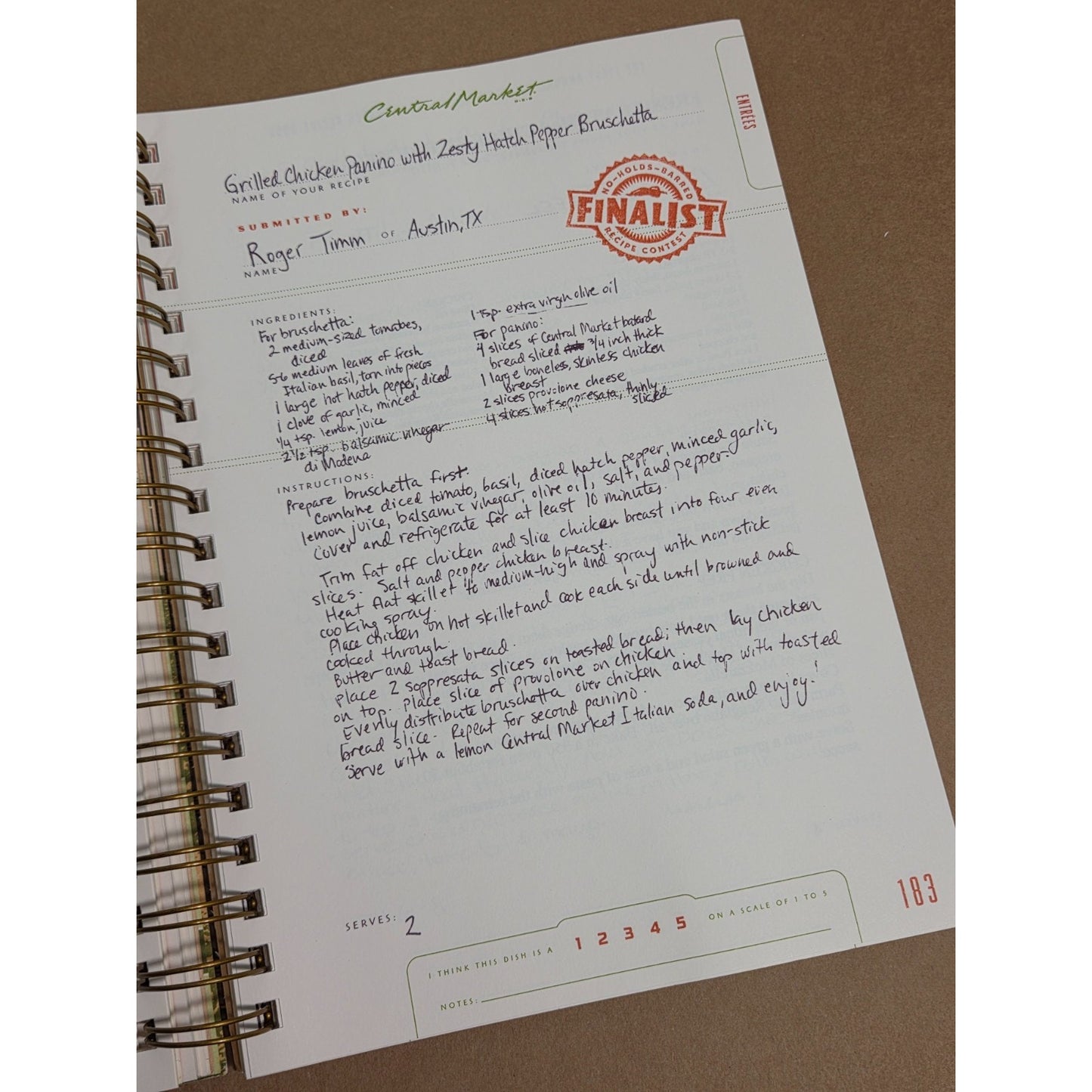 Rare Central Market 1st Annual Hatch Chile Pepper Recipe Book - 2007 Edition