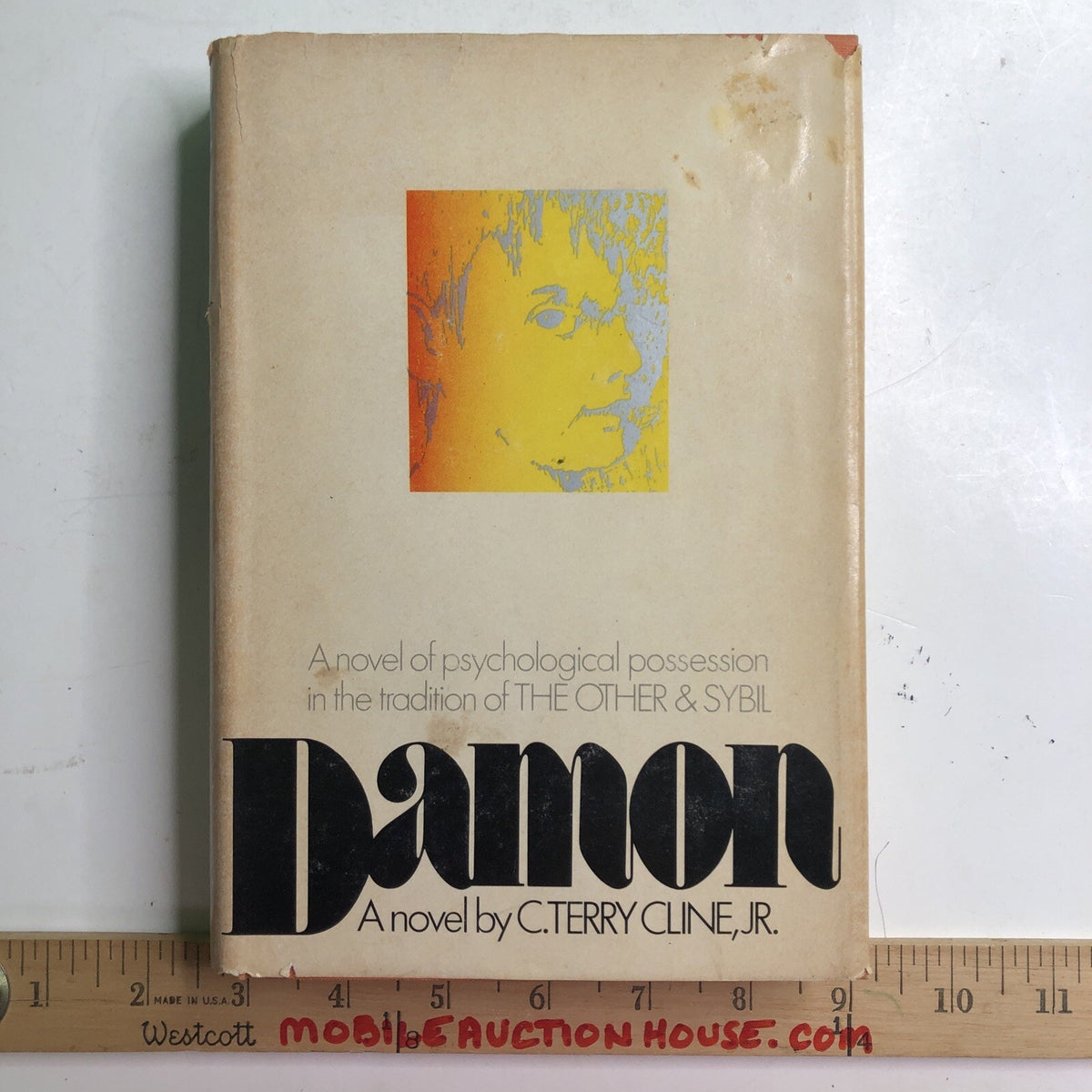 Damon by C. Terry Cline, Jr. 1st Edition 1975 Third Impression Signed HC DJ