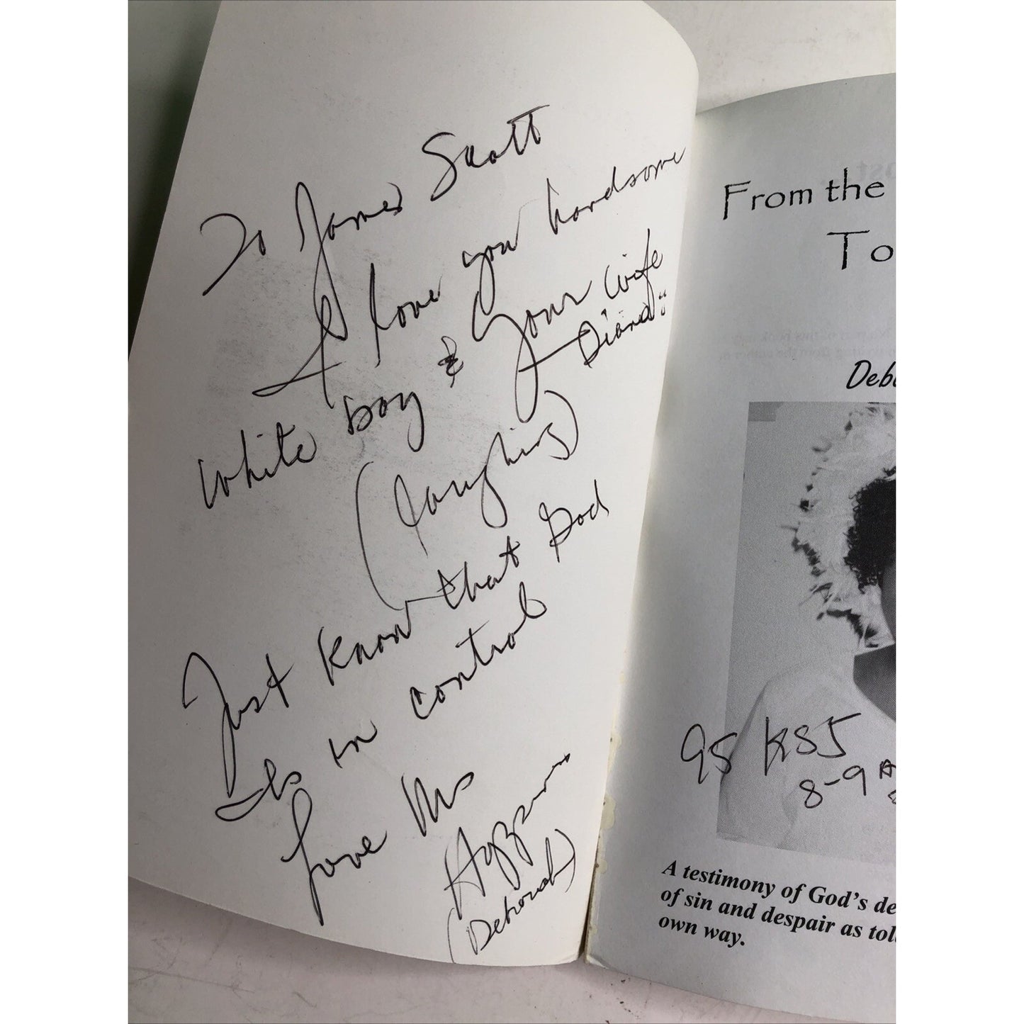 From the Guttermost...to the Uttermost PB Deborah Jones Signed Alabama Author