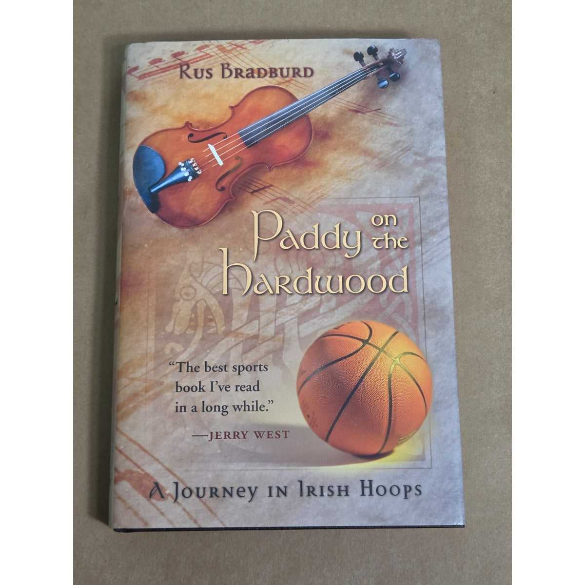 Signed First Edition! Paddy on the Hardwood by Rus Bradburd - Irish Basketball