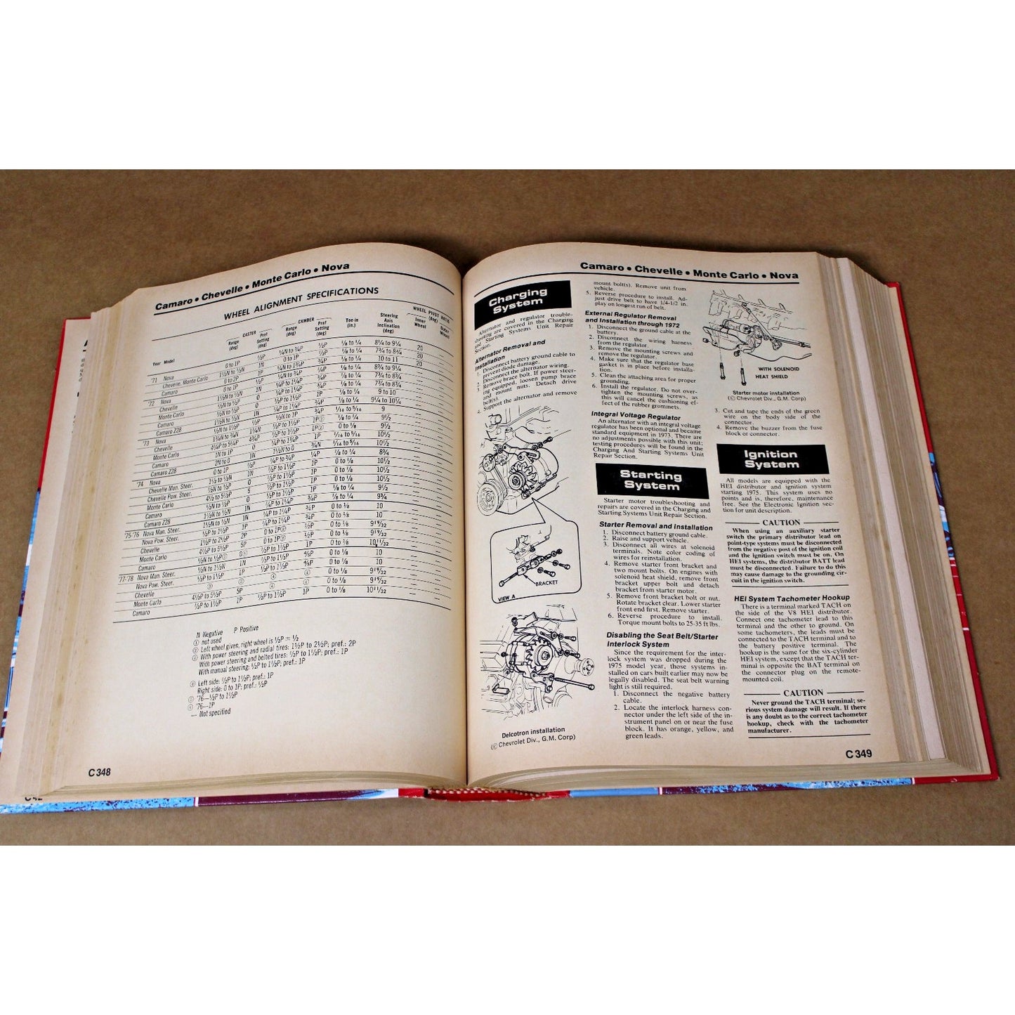 Vintage Chilton's Auto Repair Hardcover Manual for American Cars from 1971-1978