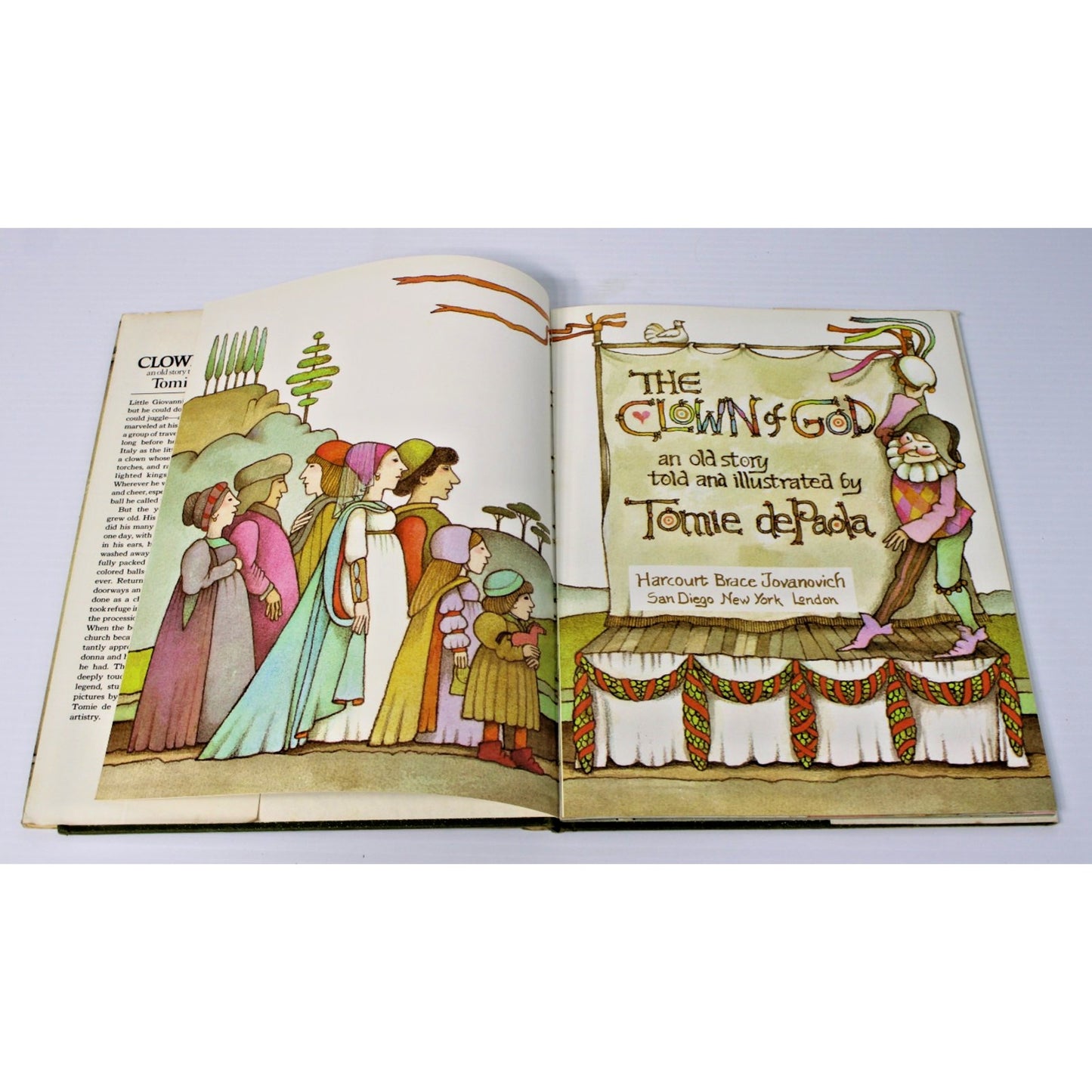 The Clown of God- Tomie dePaola, 1978- Classic French Fable of Christian Values