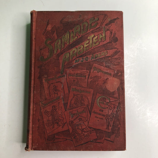 Samlade Arbeten By J. O. Aberg Antique Swedish HC 1910