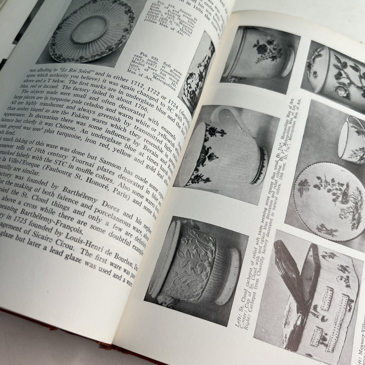 The Book Of Porcelain And Pottery Volumes 1 & 2 HC 14th Printing 1968 Cox Illus.