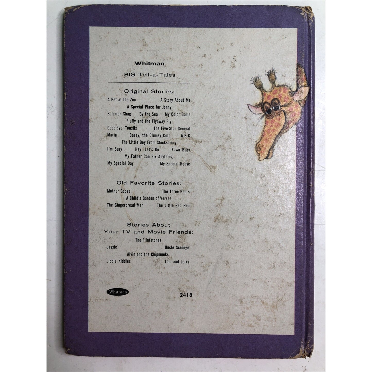 Never Talk to Strangers by Irma Joyce Whitman Big Tell A Tale 1st ED HC 1967