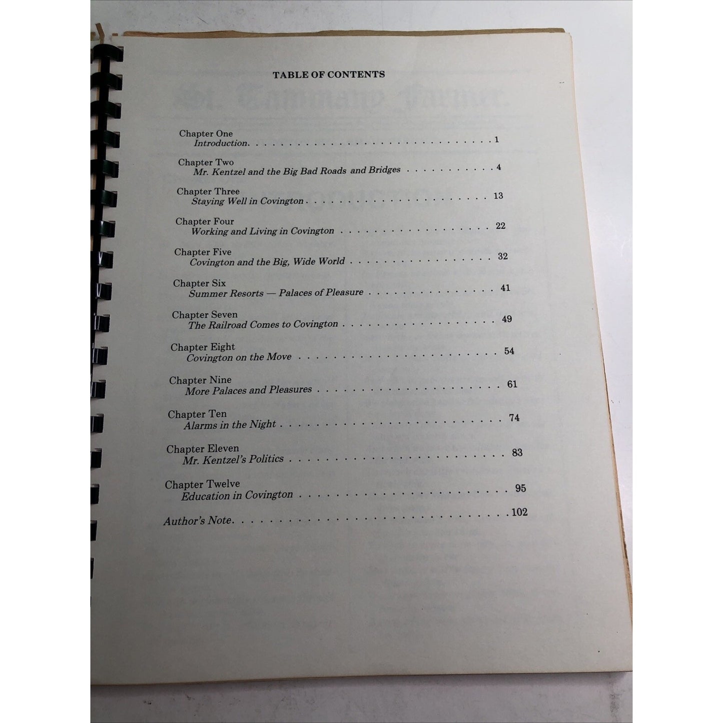 Mr Kentzel's Covington Carol Saunders Jahncke PB 1988 Tammany Parish Louisiana