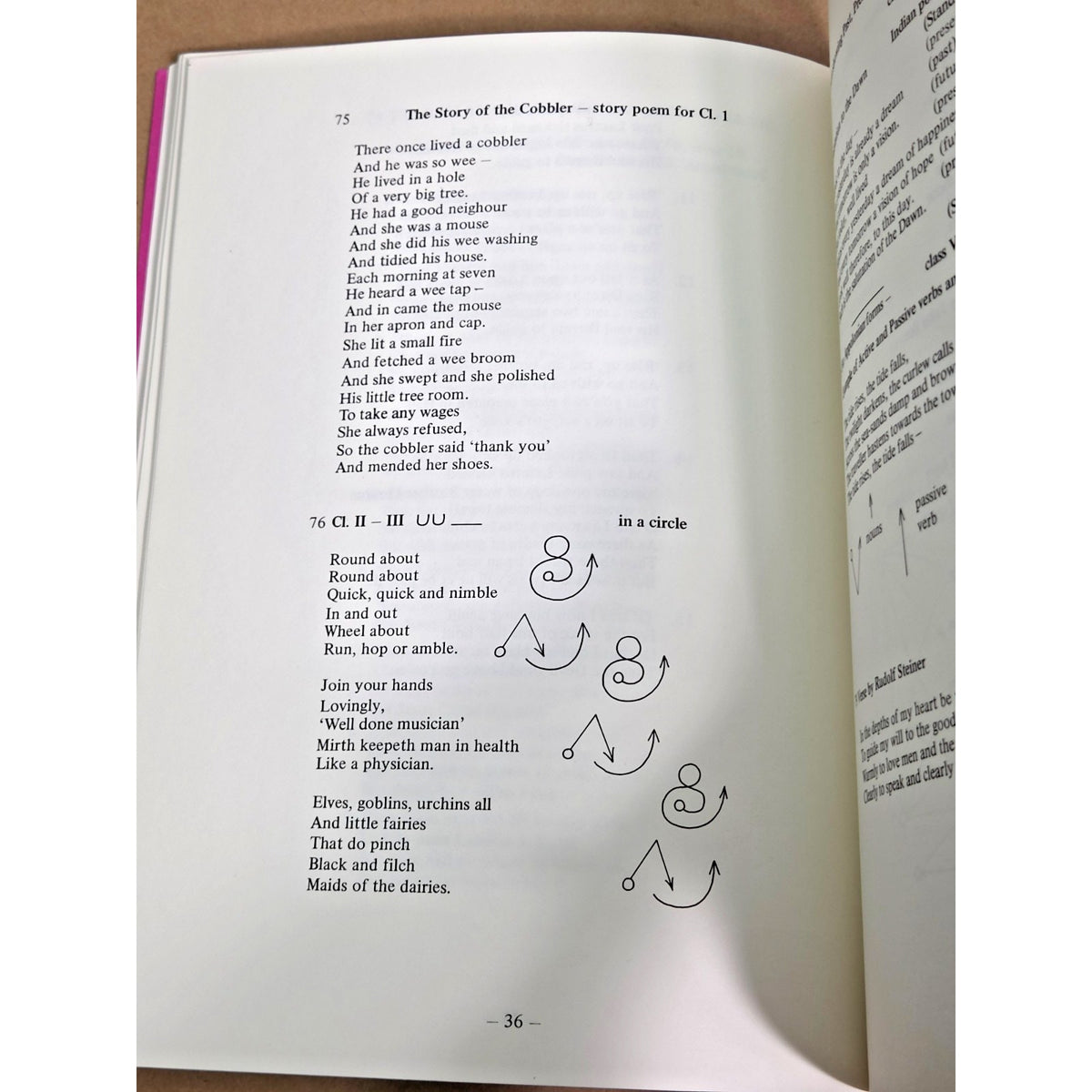 Rare 1983 Waldorf Collected Poems for Class Teachers & Eurythmists - Vintage