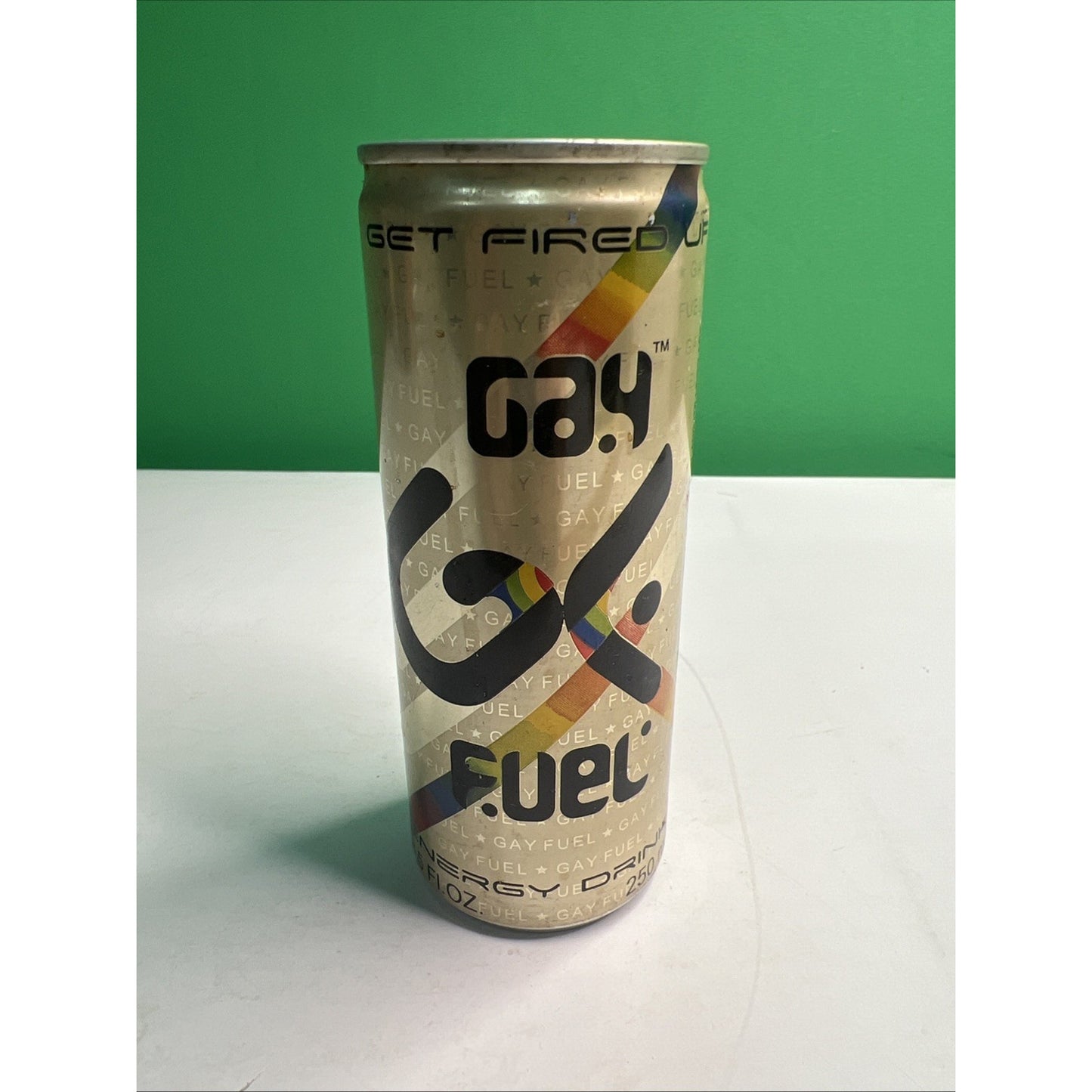 2004 Energy Drink Can Gay Fuel By Specialty Spirits 8.5 Oz Collectible