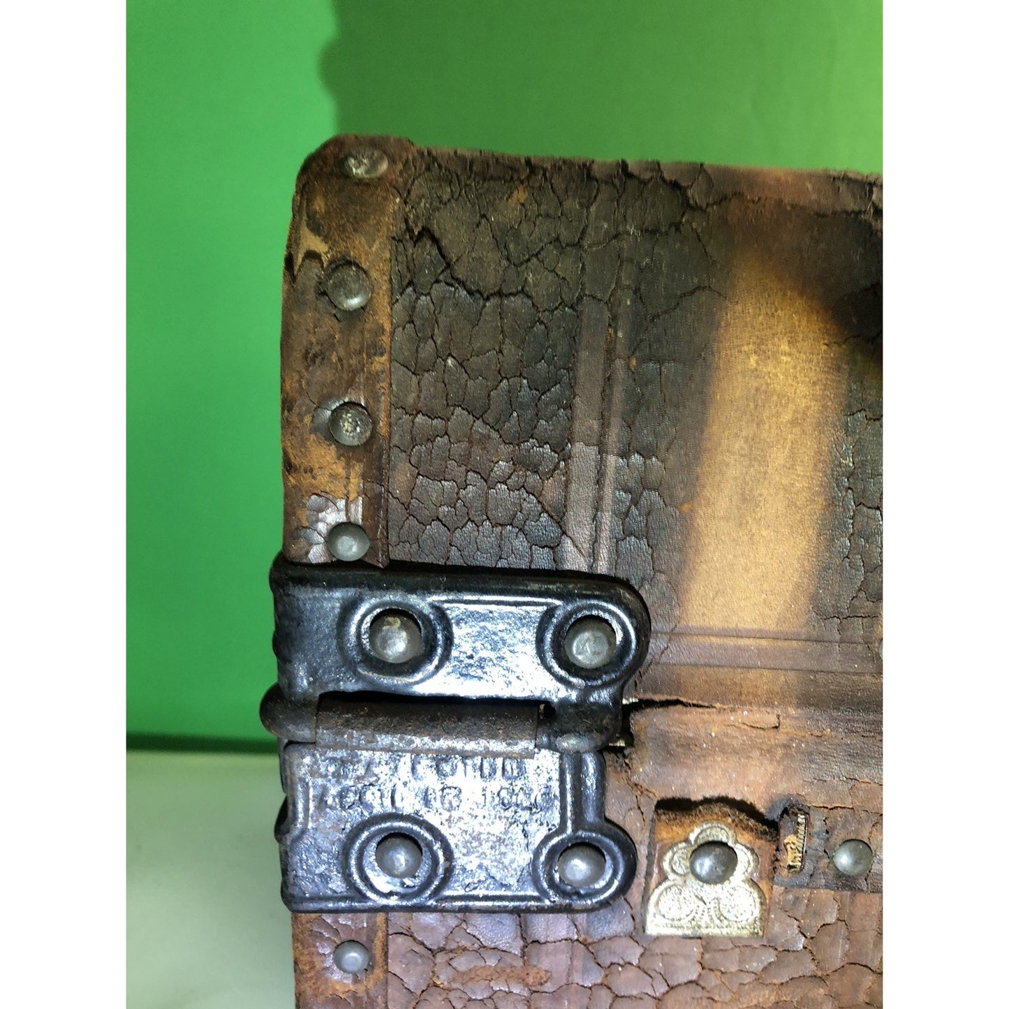 Circa 1800’s Trunk Knights Templar Masons Mobile Alabama ALA AL Percy B. Dixon