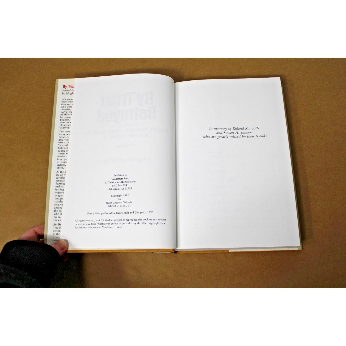 By Trust Betrayed, Hugh Gregory Gallagher, Forward by Bob Dole, Revised Edition