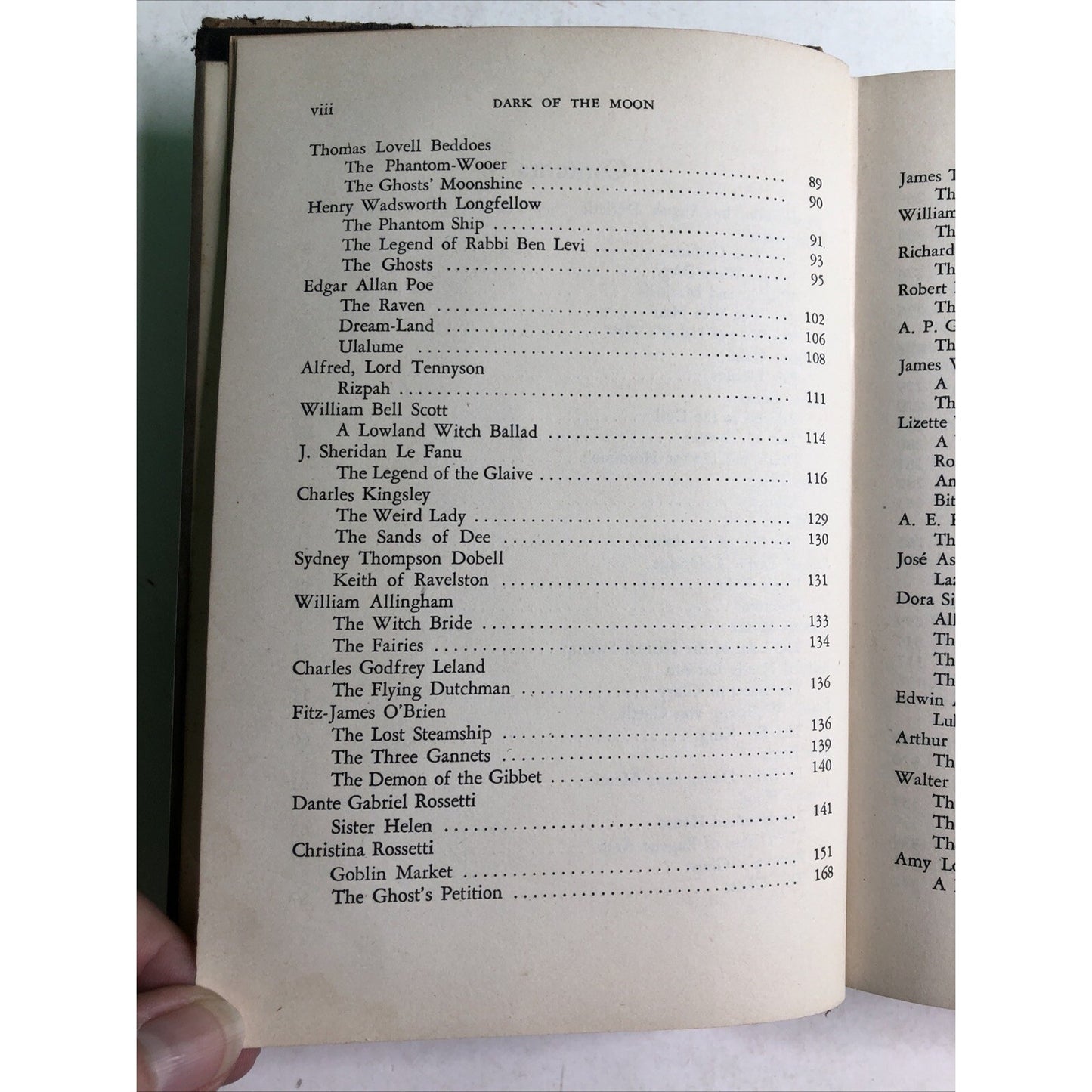 DARK OF THE MOON August Derleth Editor 1947 First Edition Poems Fantasy Macabre