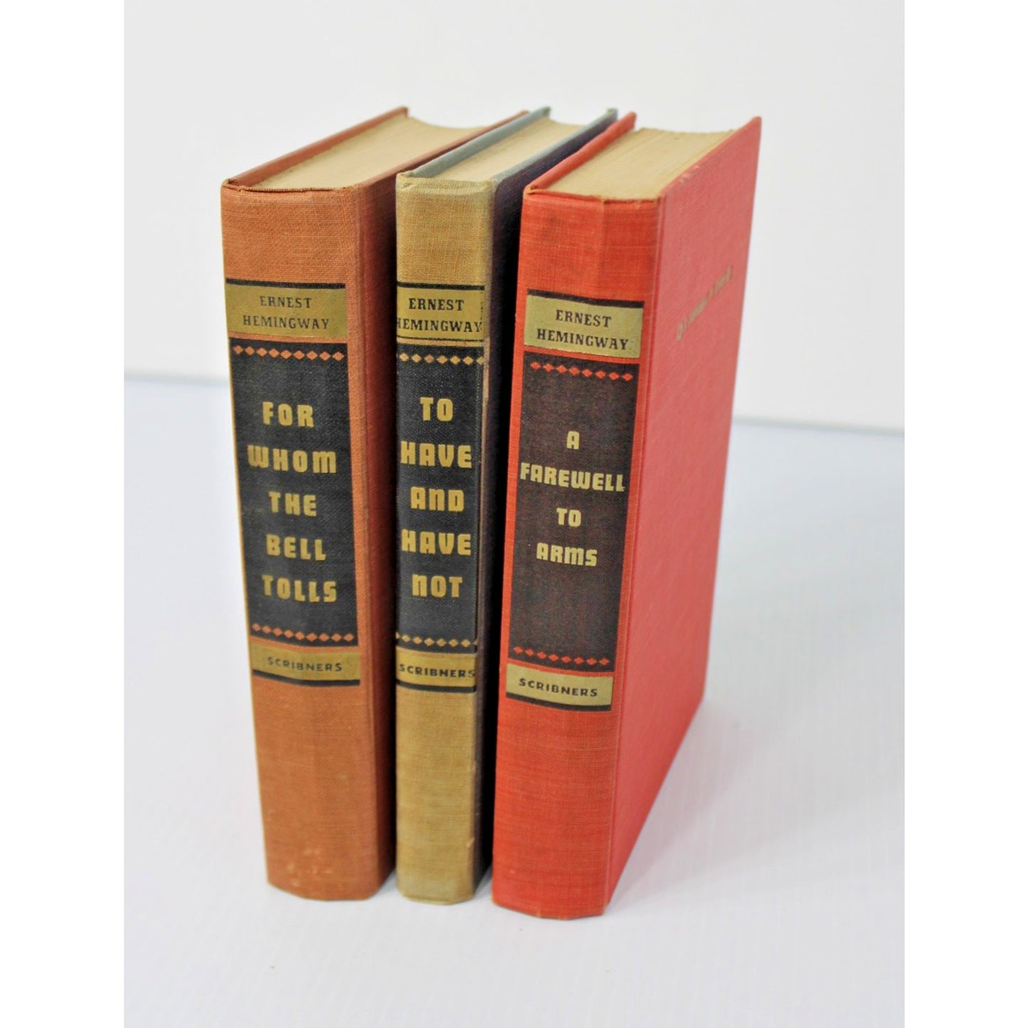 3 Volume Set- Ernest Hemingway- Farewell to Arms, To Have and Have Not, For Whom