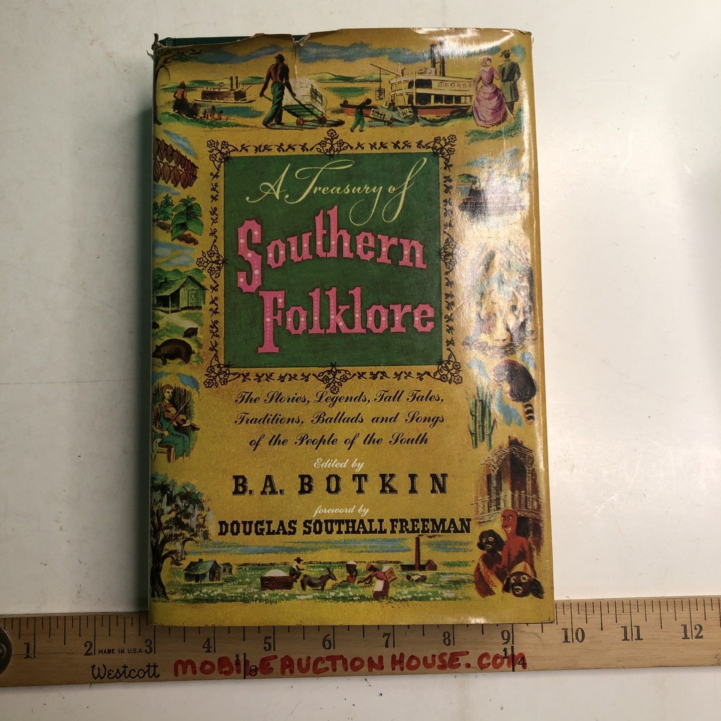 A Treasury of Southern Folklore by B. A. Botkin 1980 Edition HC DJ