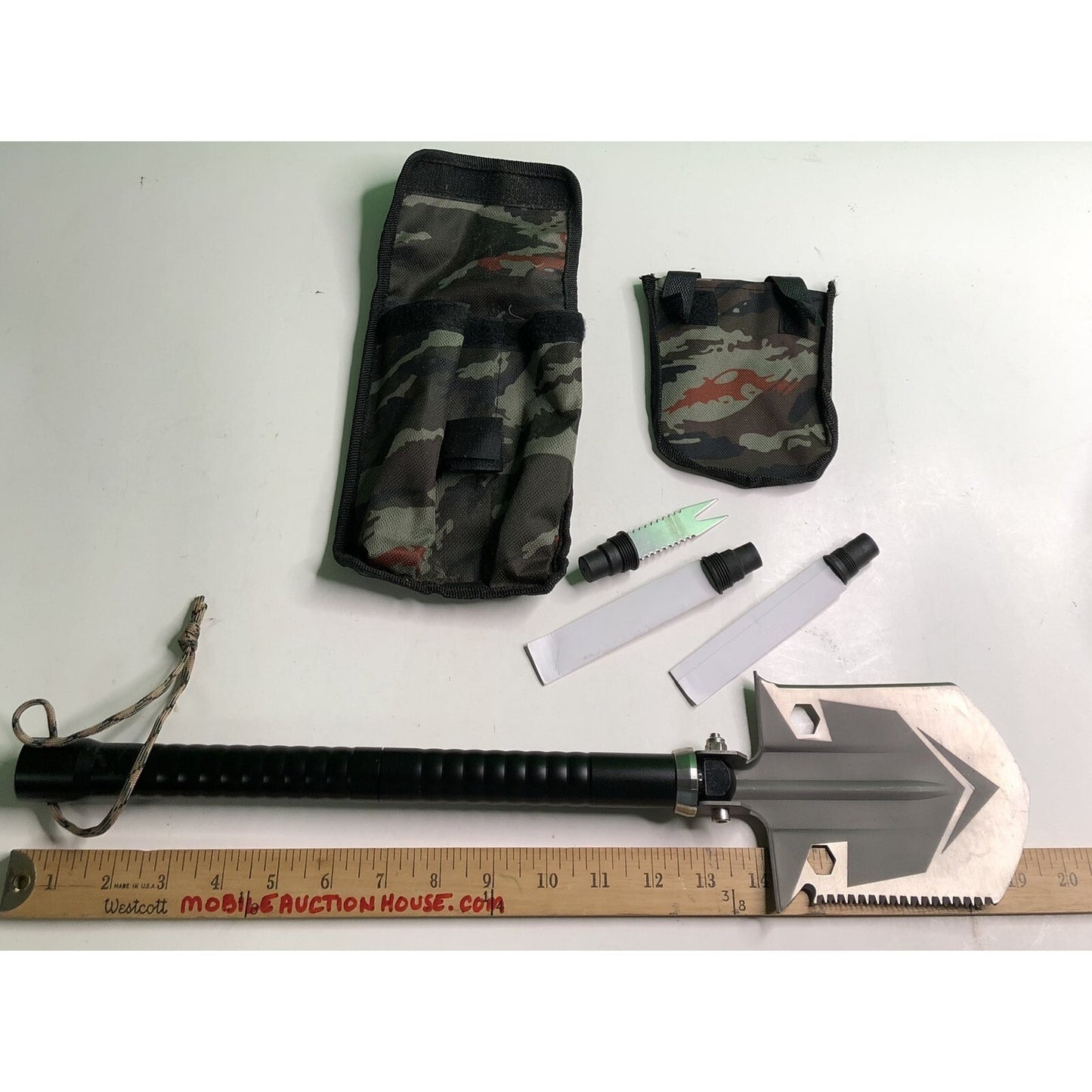 Military Folding Shovel & Blades Compass Survival Tactical Camping Hunting