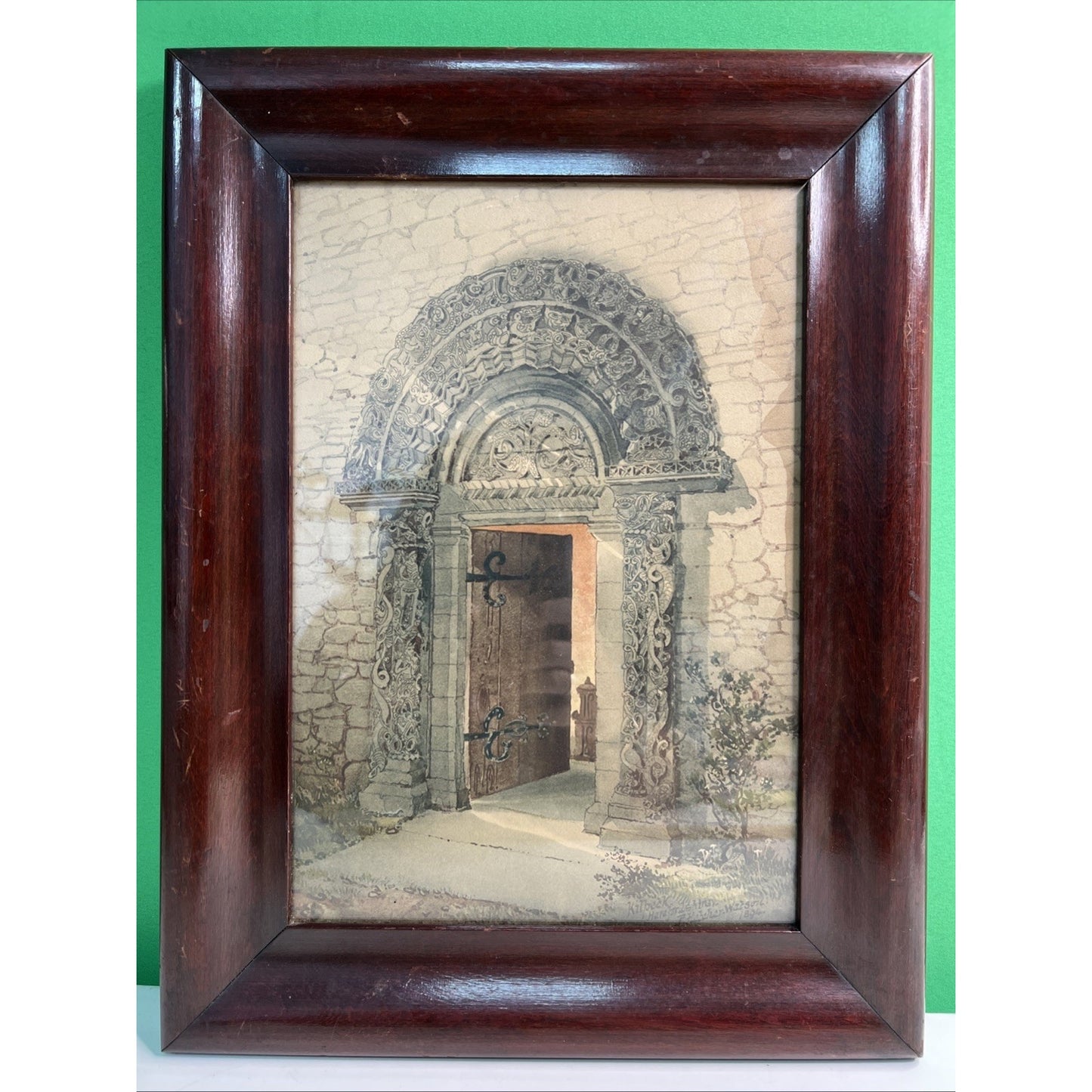 1894 Hand Tinted Archway Kilpeck Herefordshire P. Fletcher Watson 1842-1907