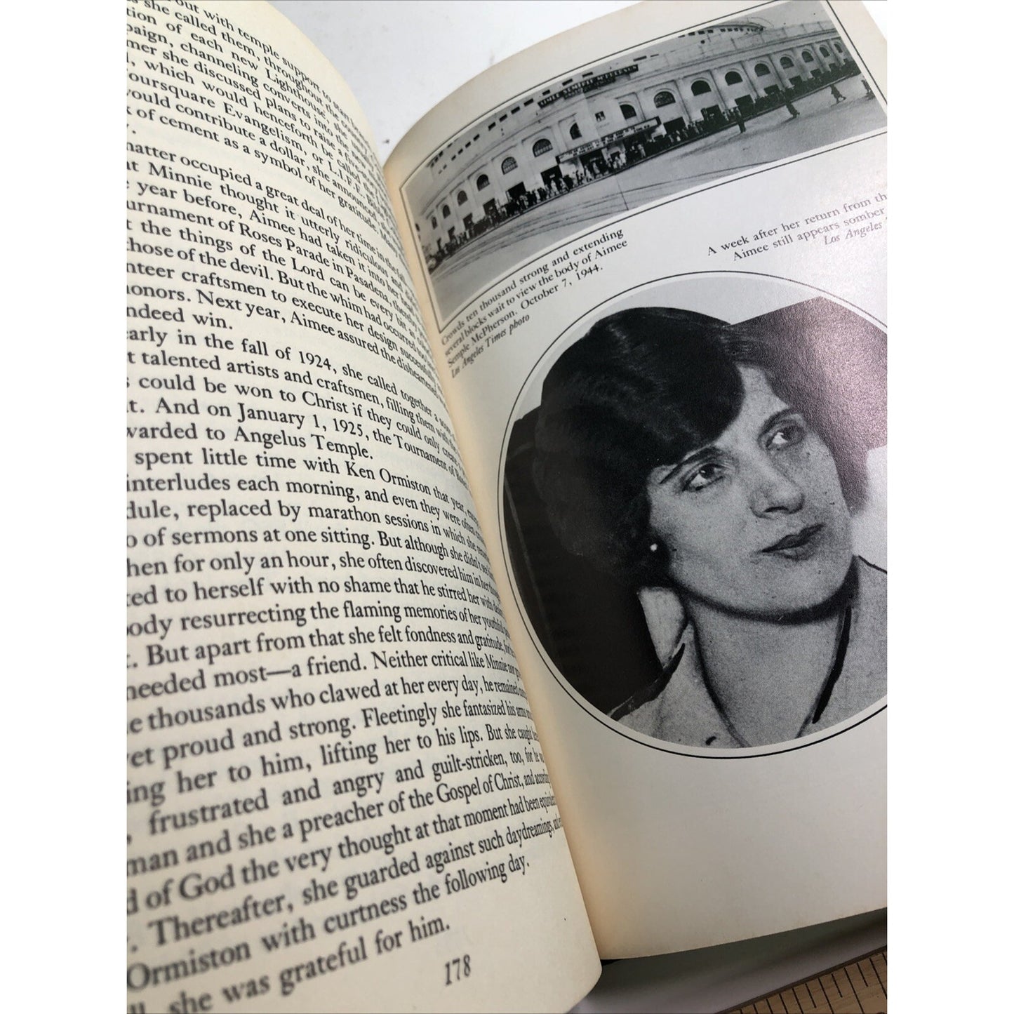 Least of All Saints : The Story of Aimee Semple McPherson by Robert Bahr 1979 HC