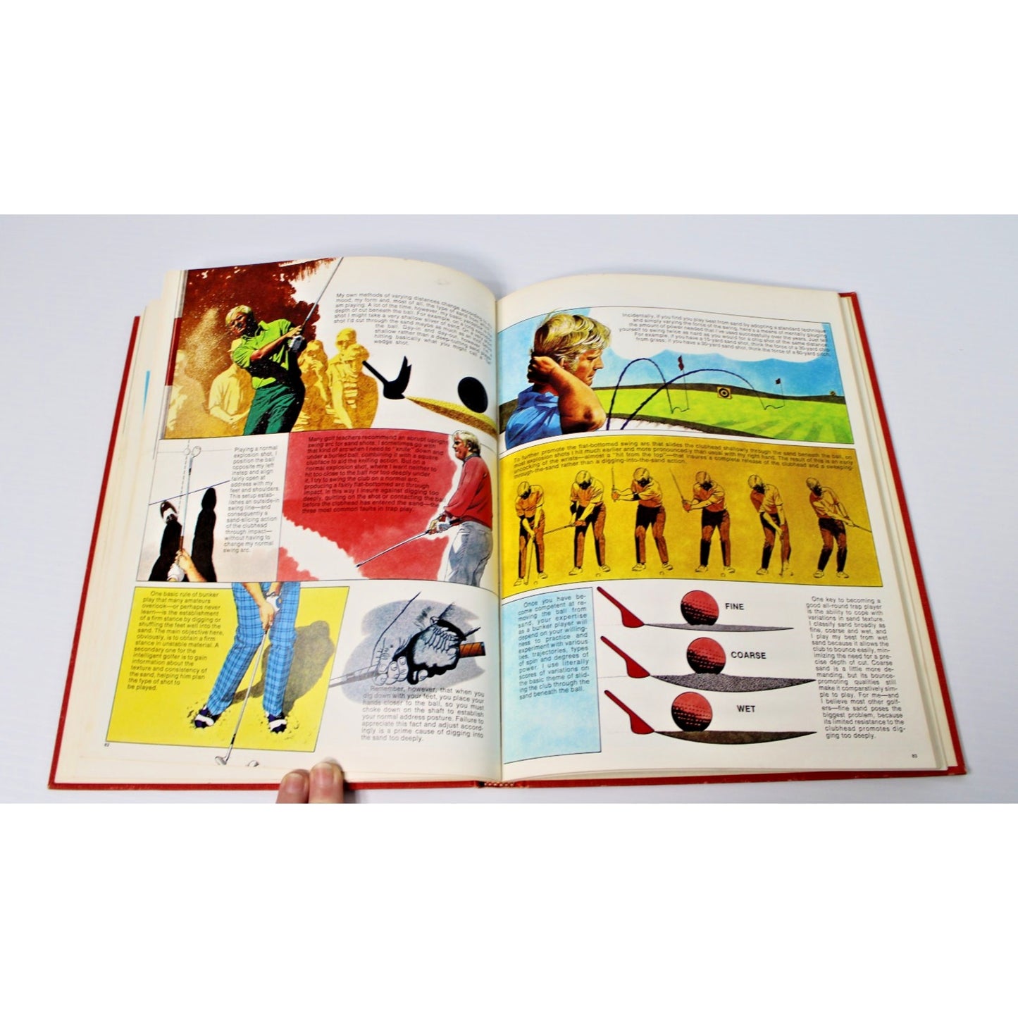 Illustrated 1977 1st Ed. Jack Nicklaus' Lesson Tee Golf Instructional HC