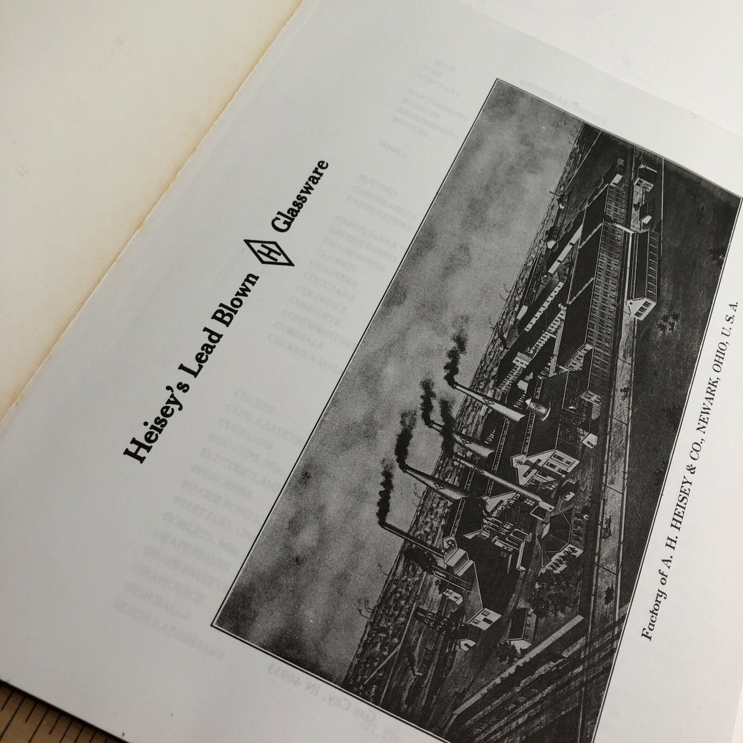 Collectors Guide To Heisey’s Glassware For Your Table 1991 Printing