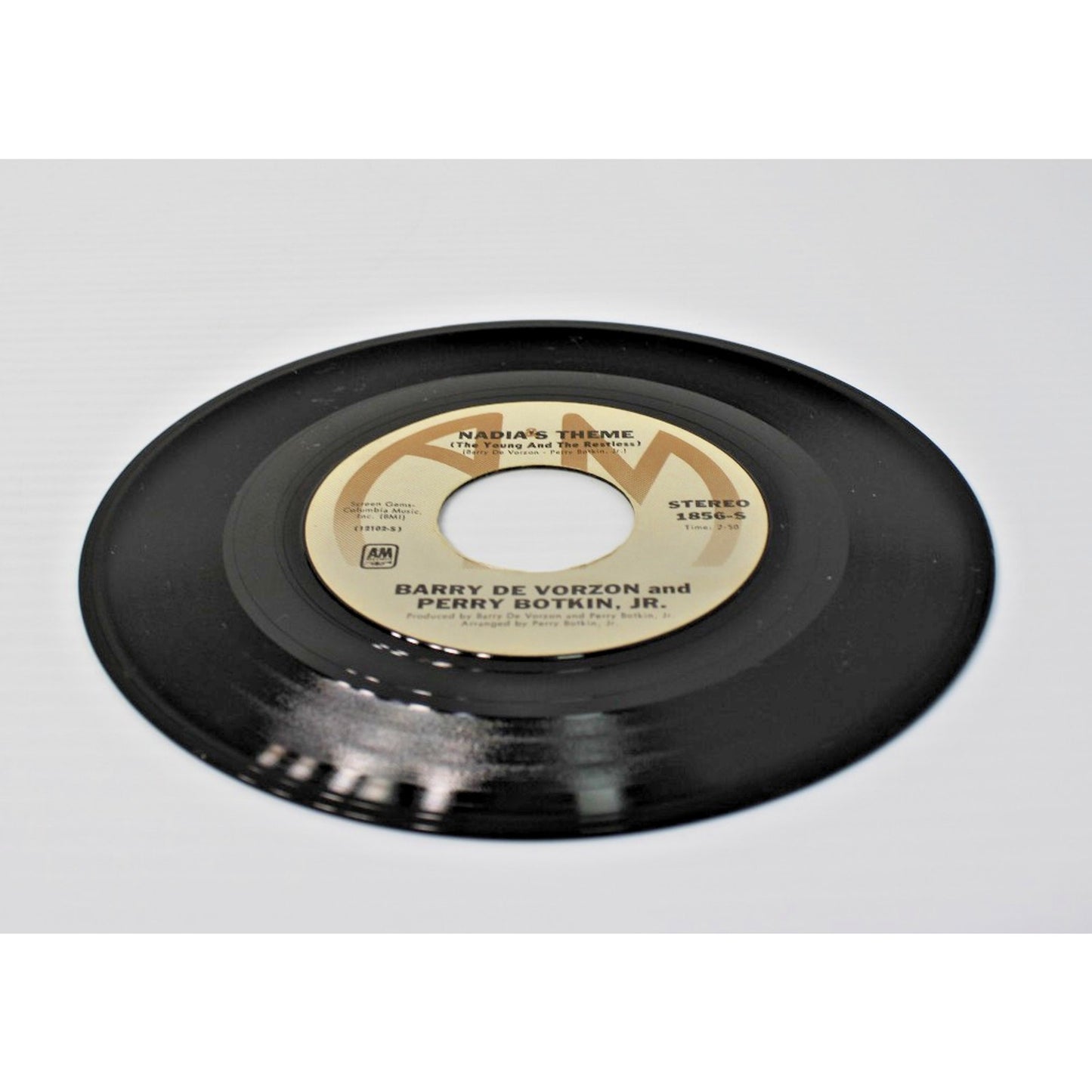 The Young & the Restless, Nadia's Theme- Perry Botkin 7" 45 RPM Single w/ Sleeve