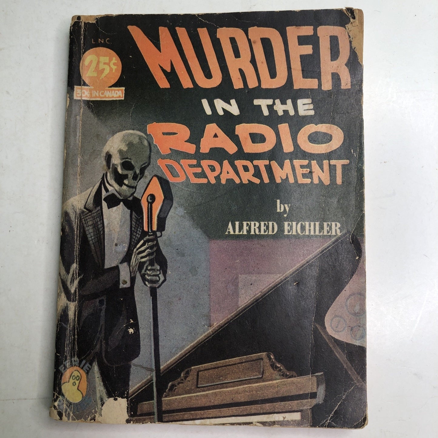 Murder In The Radio Department Eerie Series Alfred Eichler 1944 Paperback