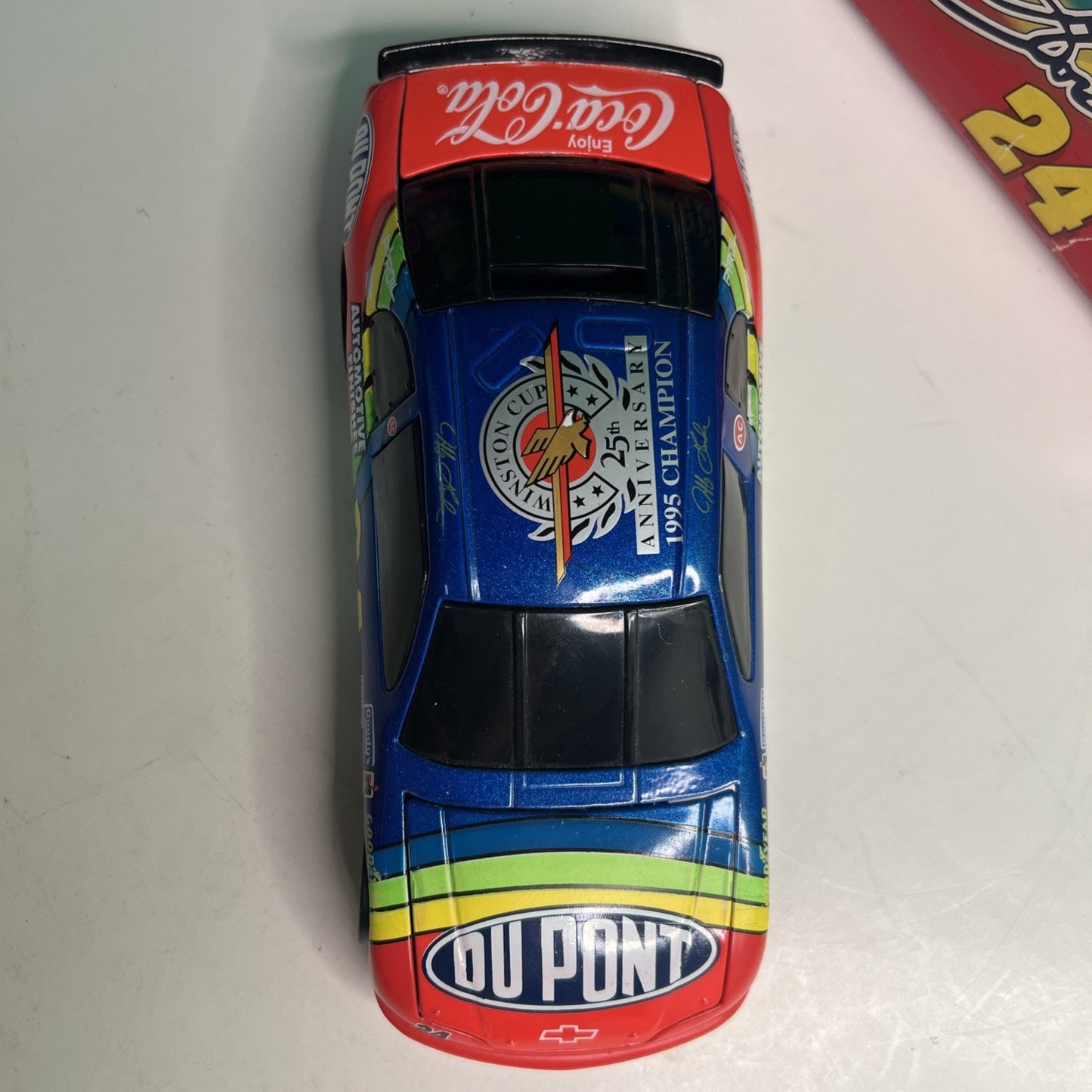 1995 Jeff Gordon Dupont Champion 1/20,124 Black Window Bank NASCAR Diecast