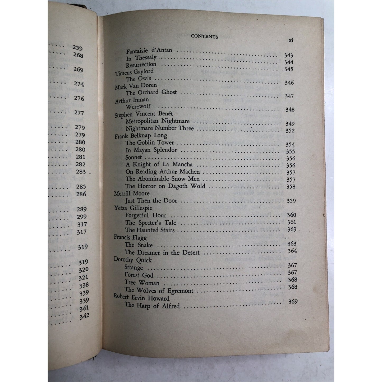 DARK OF THE MOON August Derleth Editor 1947 First Edition Poems Fantasy Macabre