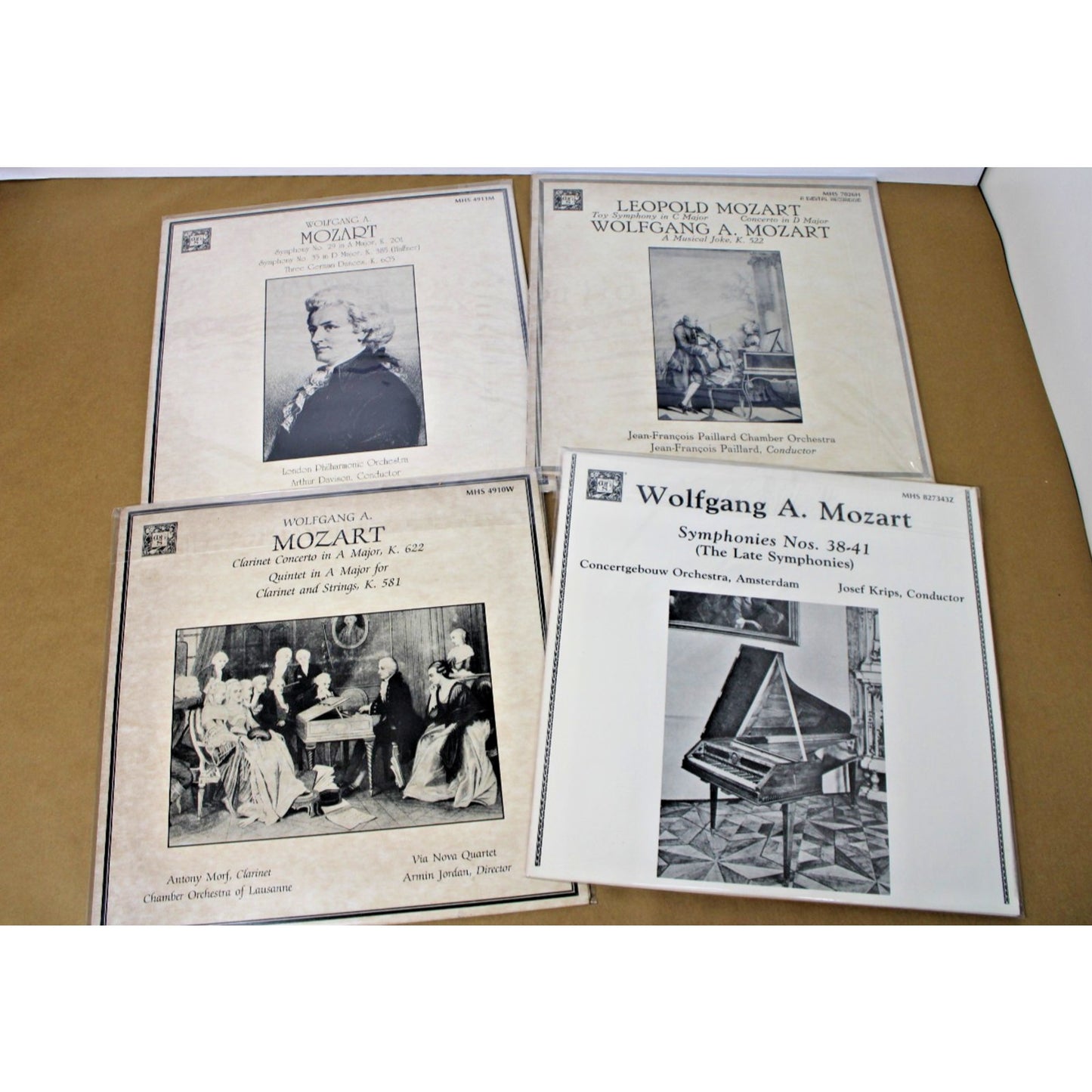 Lot 4: Musical Heritage Society- Mozart Symphonies, Concertos, Dances, Quinetets