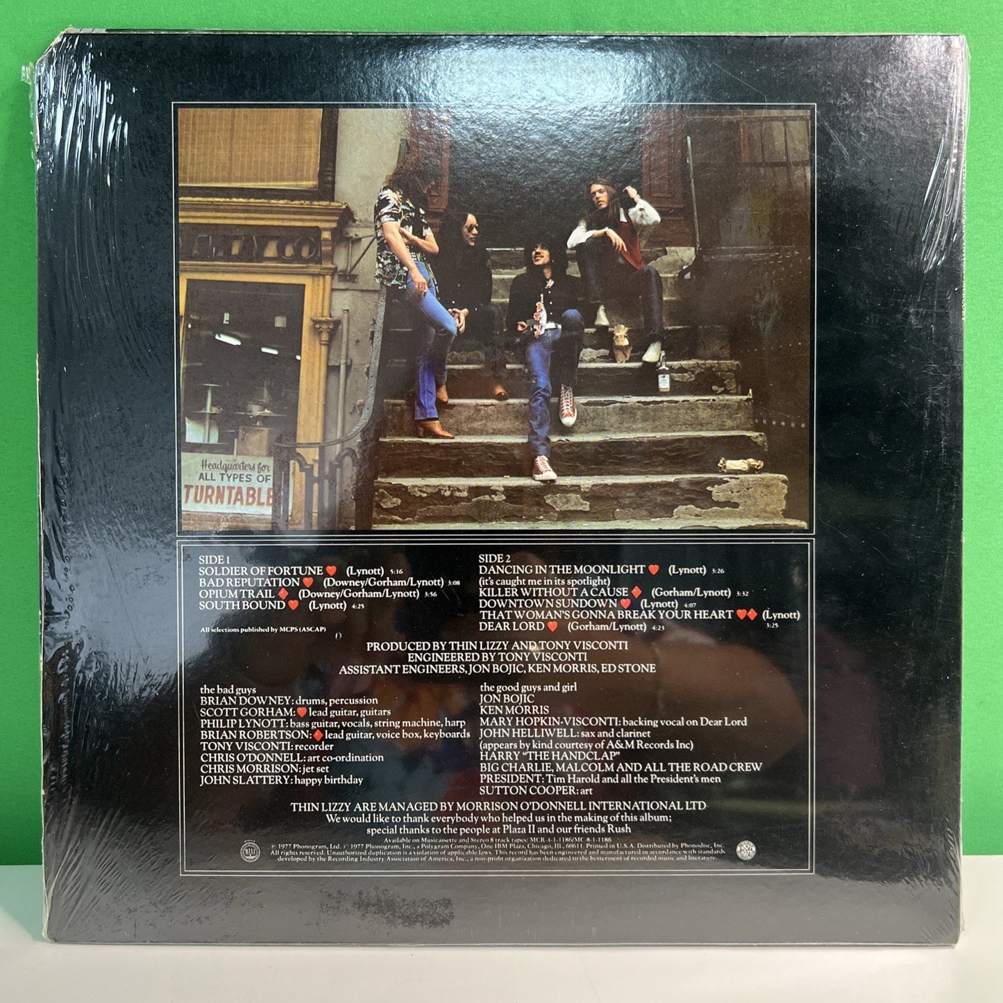 1977 Thin Lizzy ‎Bad Reputation LP Vinyl Record Album