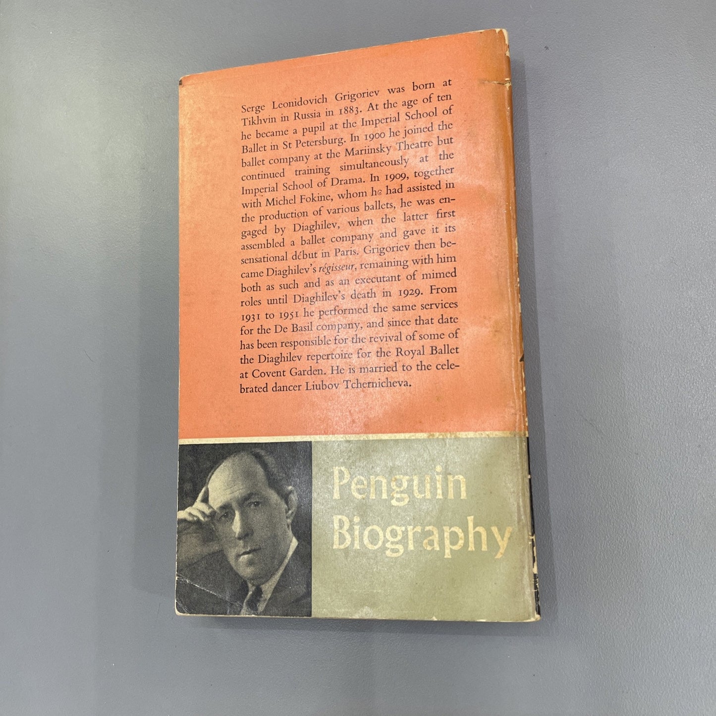 Diaghilev Ballet (1909-1929) By S.L. Grigoriev 1960 Paperback Biography Illus.