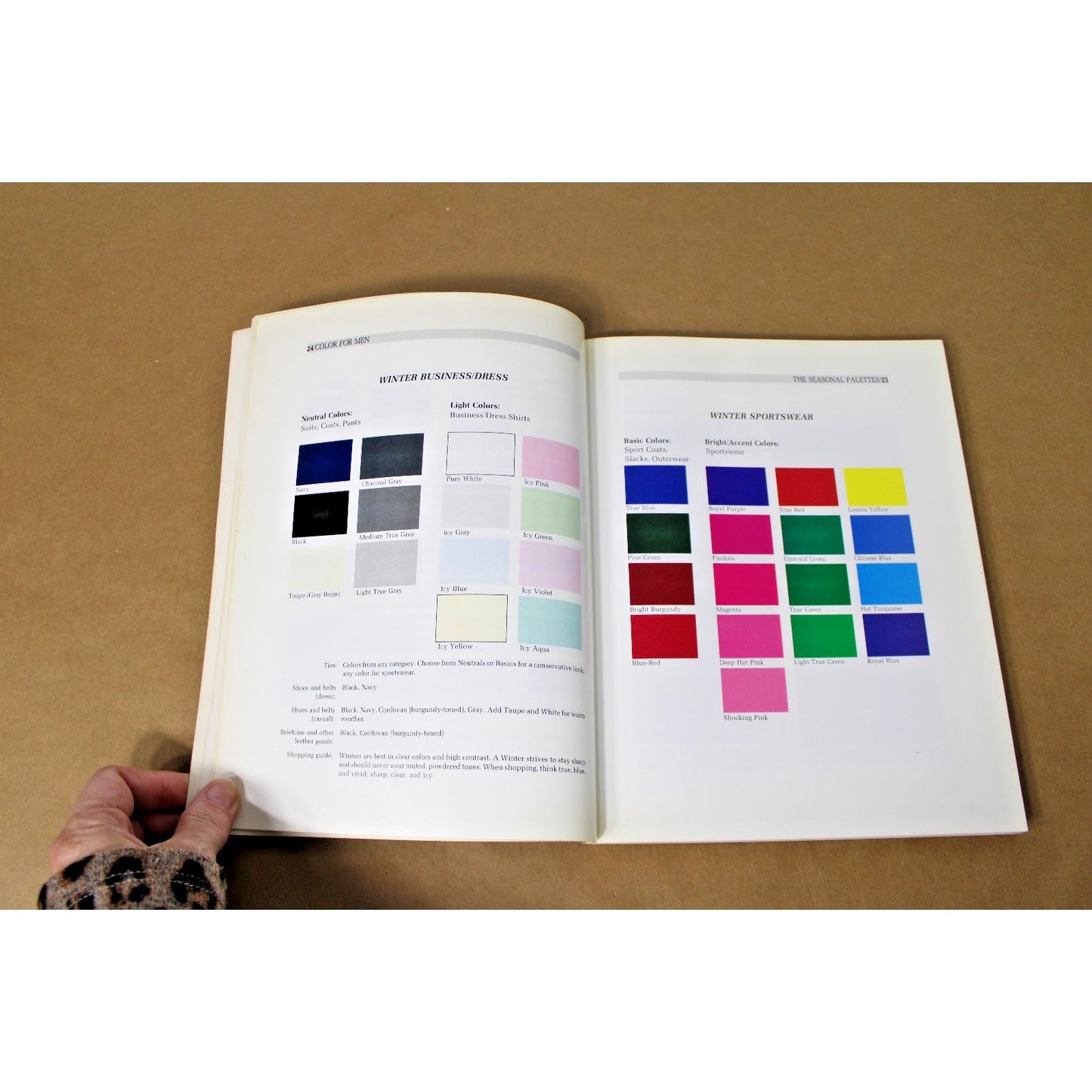 VTG 1984 Color for Men, Carole Jackson, Ballantine, Fashion Guide, Grooming Tips