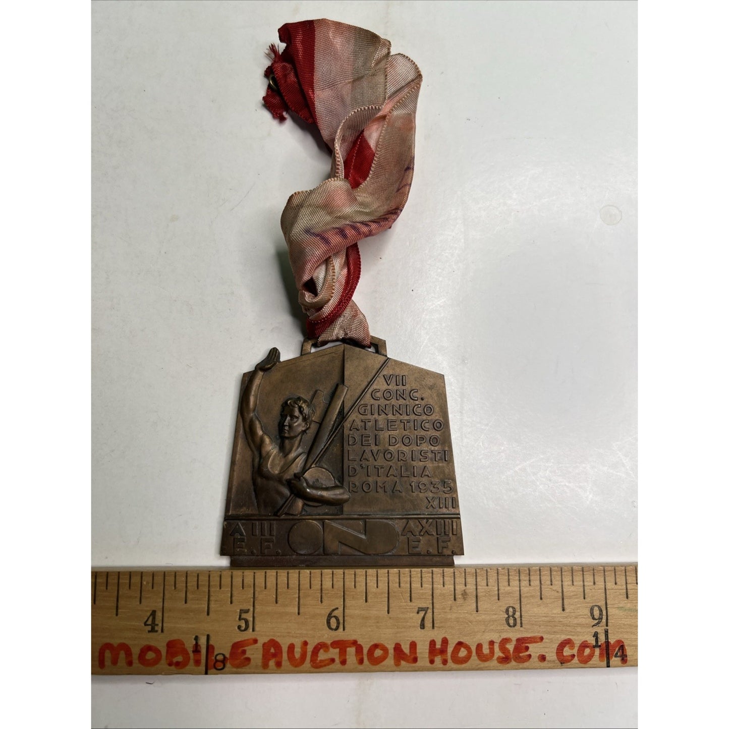 1935 Medal 7th Athletic Gymnastic Competition Of The Italian Workers’ Leisure