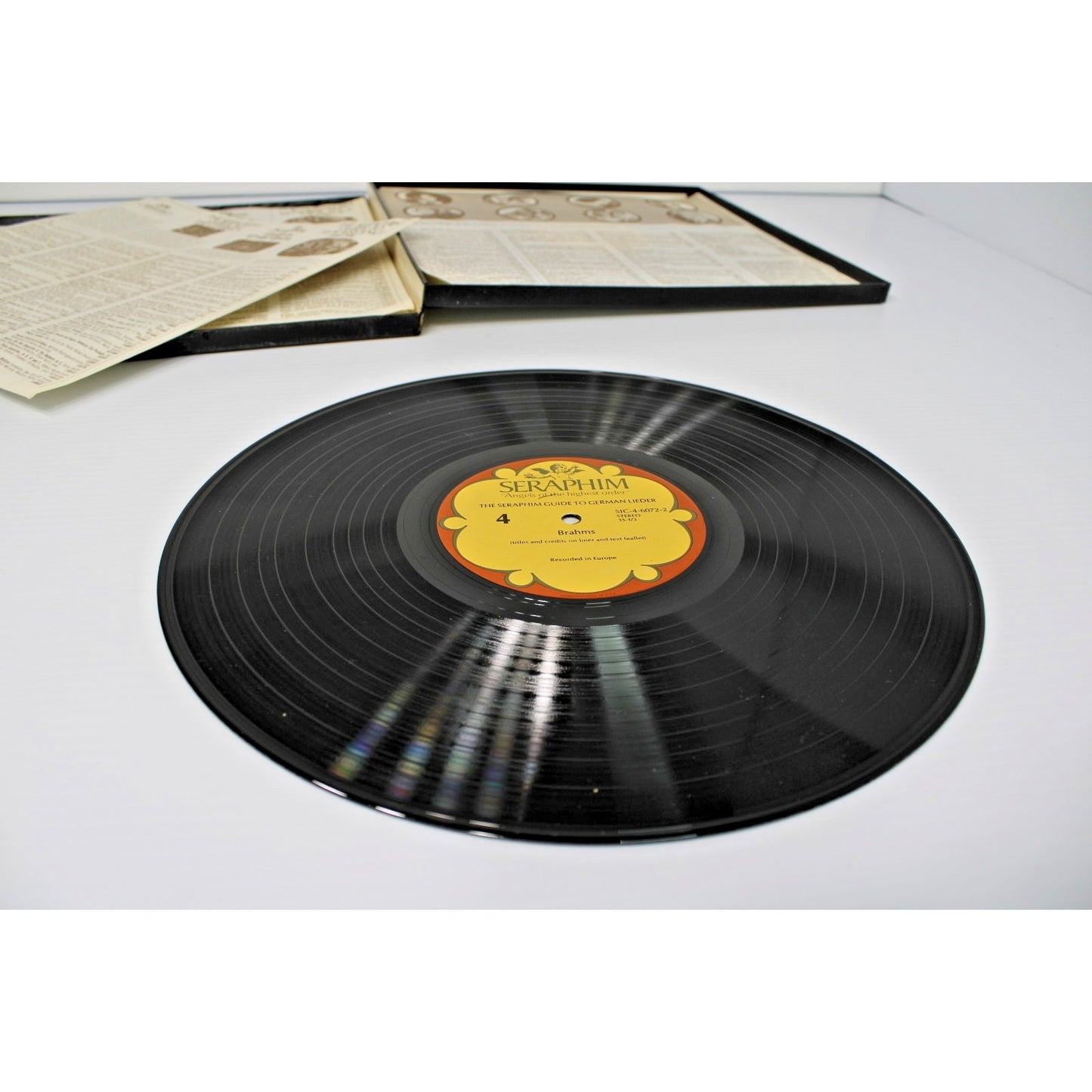 The Seraphim Guide To German Lieder 3 LP Vinyl Box Set SIC-6072, 1971- EX!