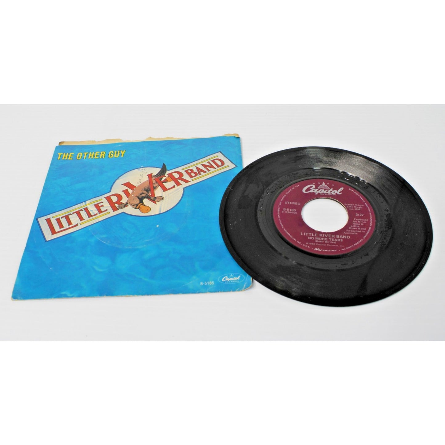 Little River Band- 7" 45 RPM Single w/ Sleeve- The Other Guy, No More Tears VG+