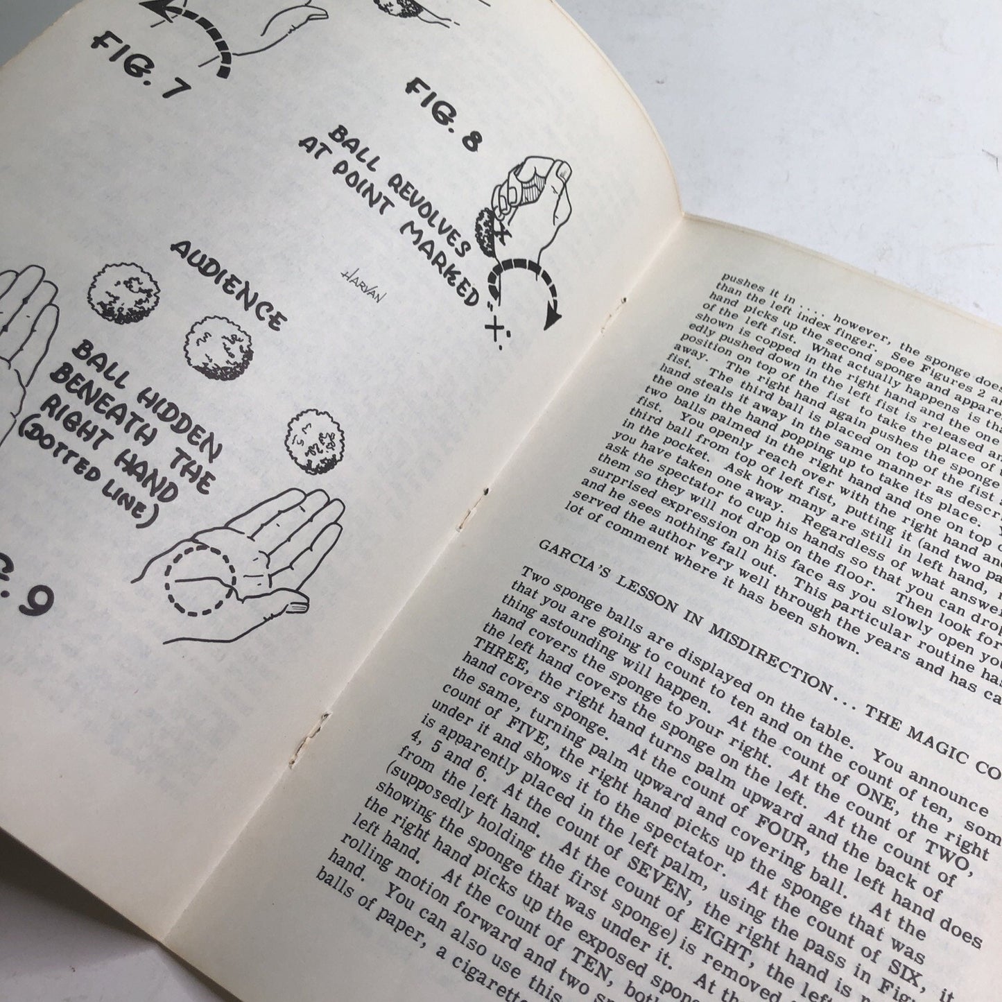 MAGIC BOOK Sponge Balls Moves Routines Ideas by Frank Garcia Booklet