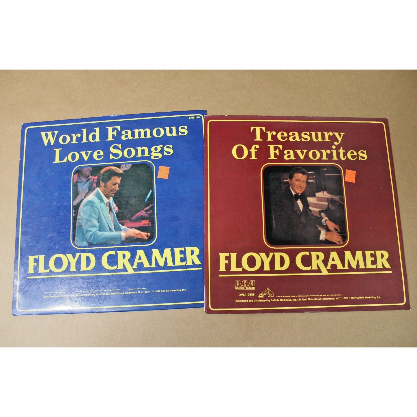 Lot of 3 Piano Albums, Pianists Floyd Cramer, Fritz Schulz-Reichel "Crazy Otto"