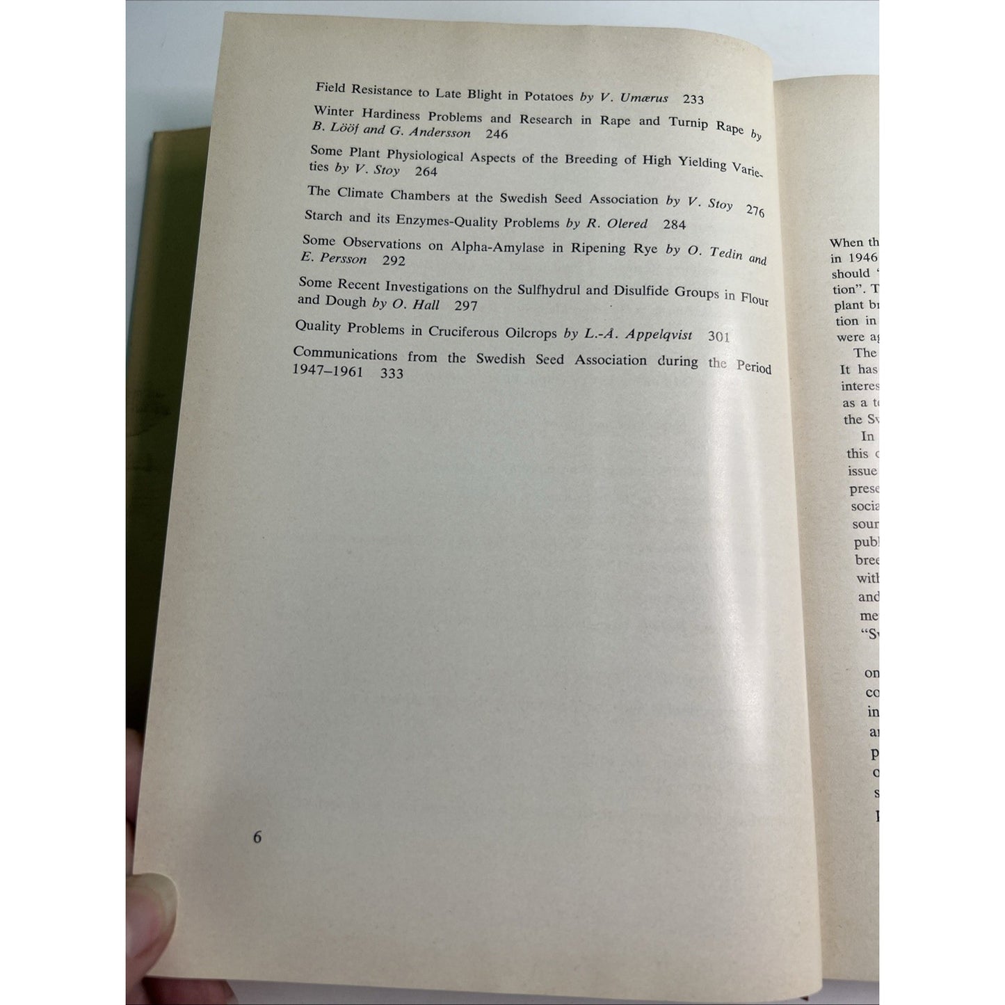 1963 HC DJ Recent Plant Breeding Research By Akerberg & Hagberg