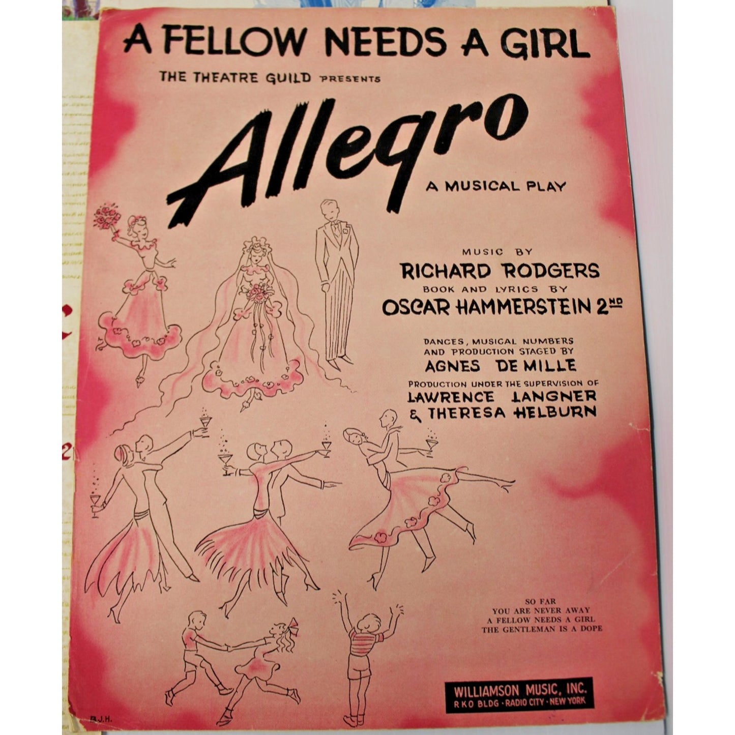 12 Pc Vintage Sheet Music: Lerner & Loewe, Rodgers & Hammerstein