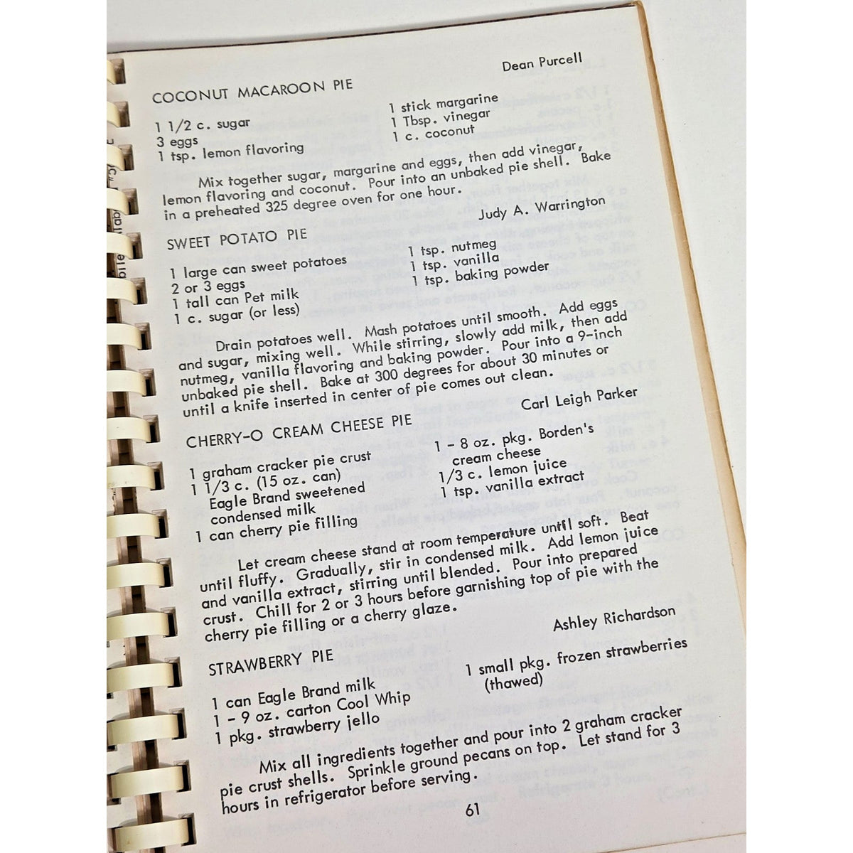 Vintage West End Baptist Christian School Mobile AL Community Cookbook 1970s