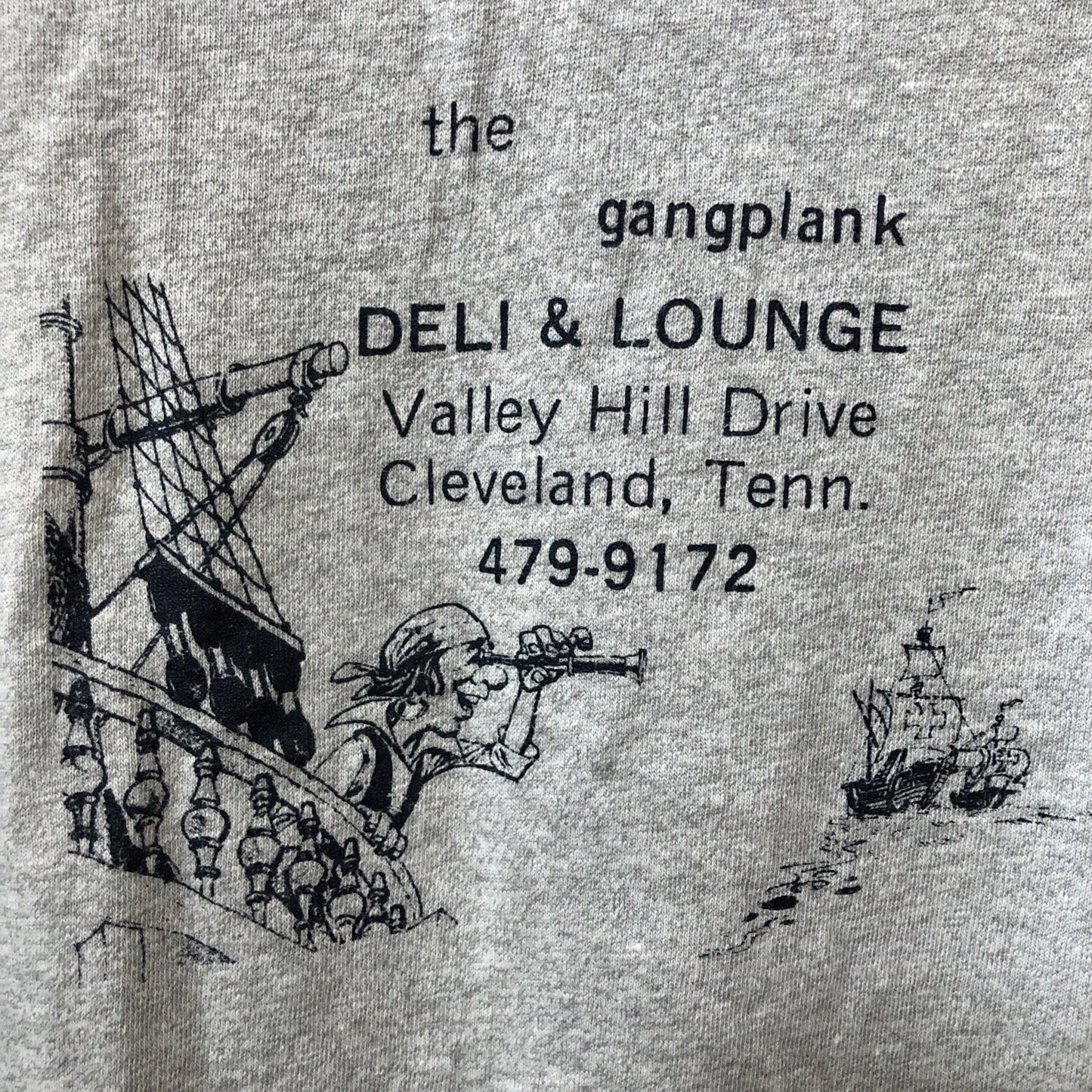 Vintage Budweiser Light TSHIRT Large Size Gangplank Lounge Cleveland Tennessee