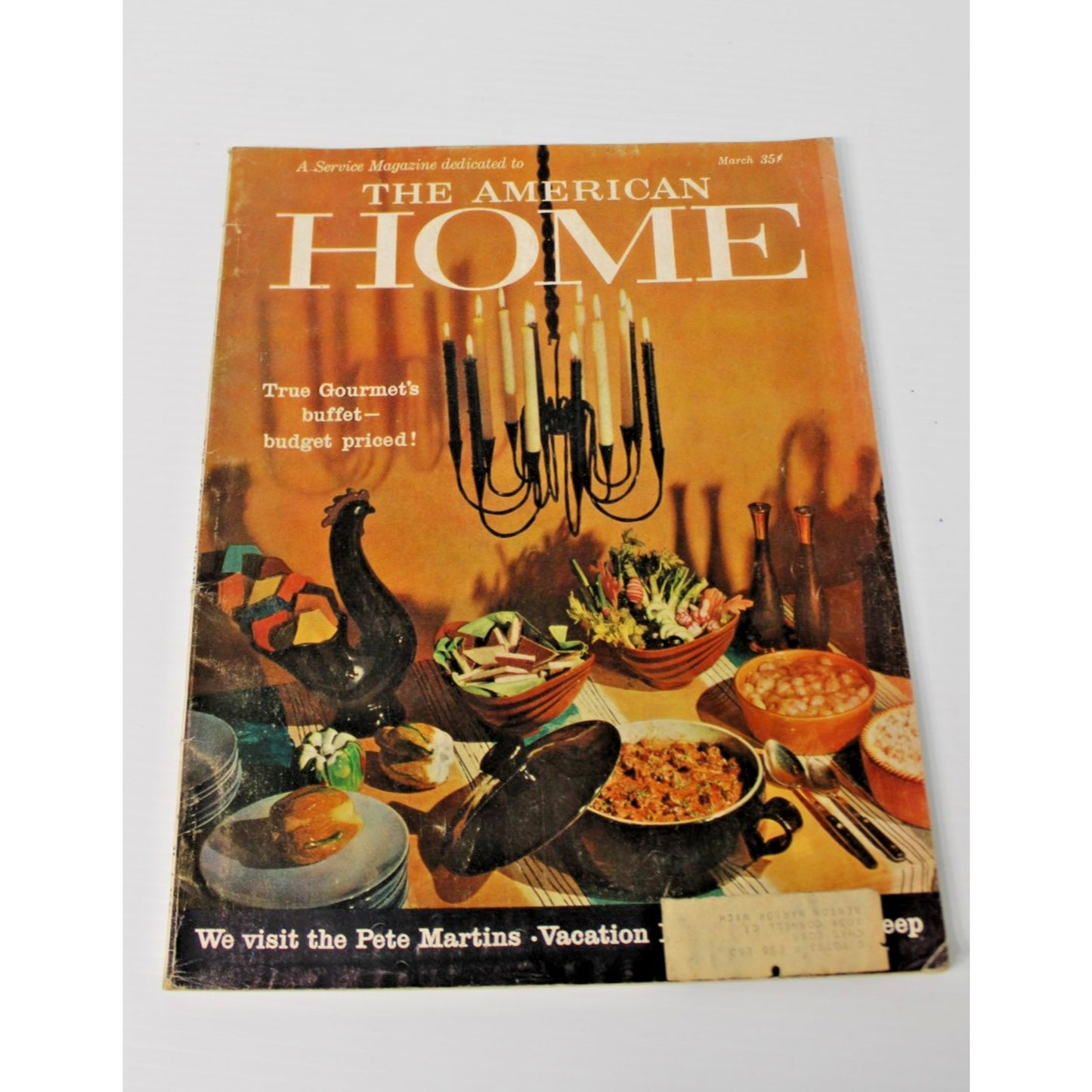 1959 March The American Home Magazine- MCM Decor, Home Design, Recipes, Gardens