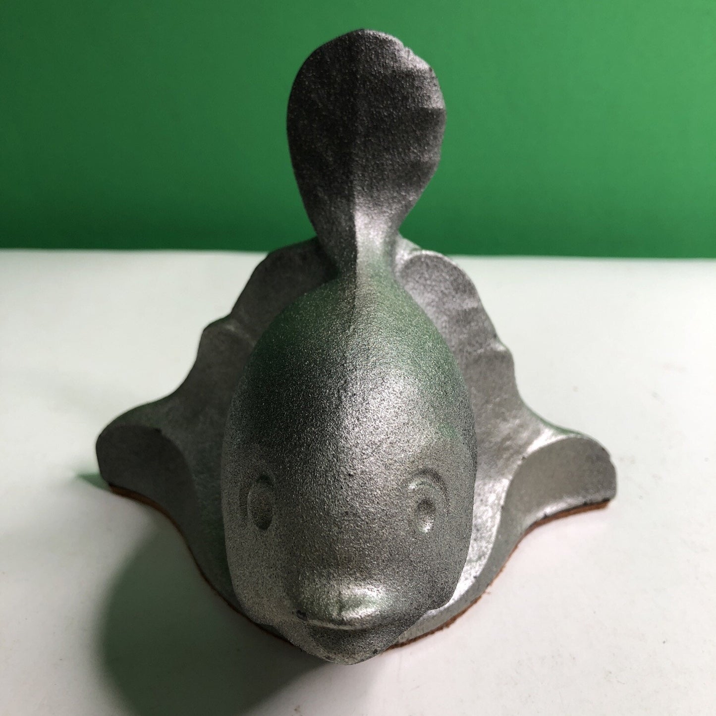 Vintage MCM Cast Iron Fish Paperweight Bookend
