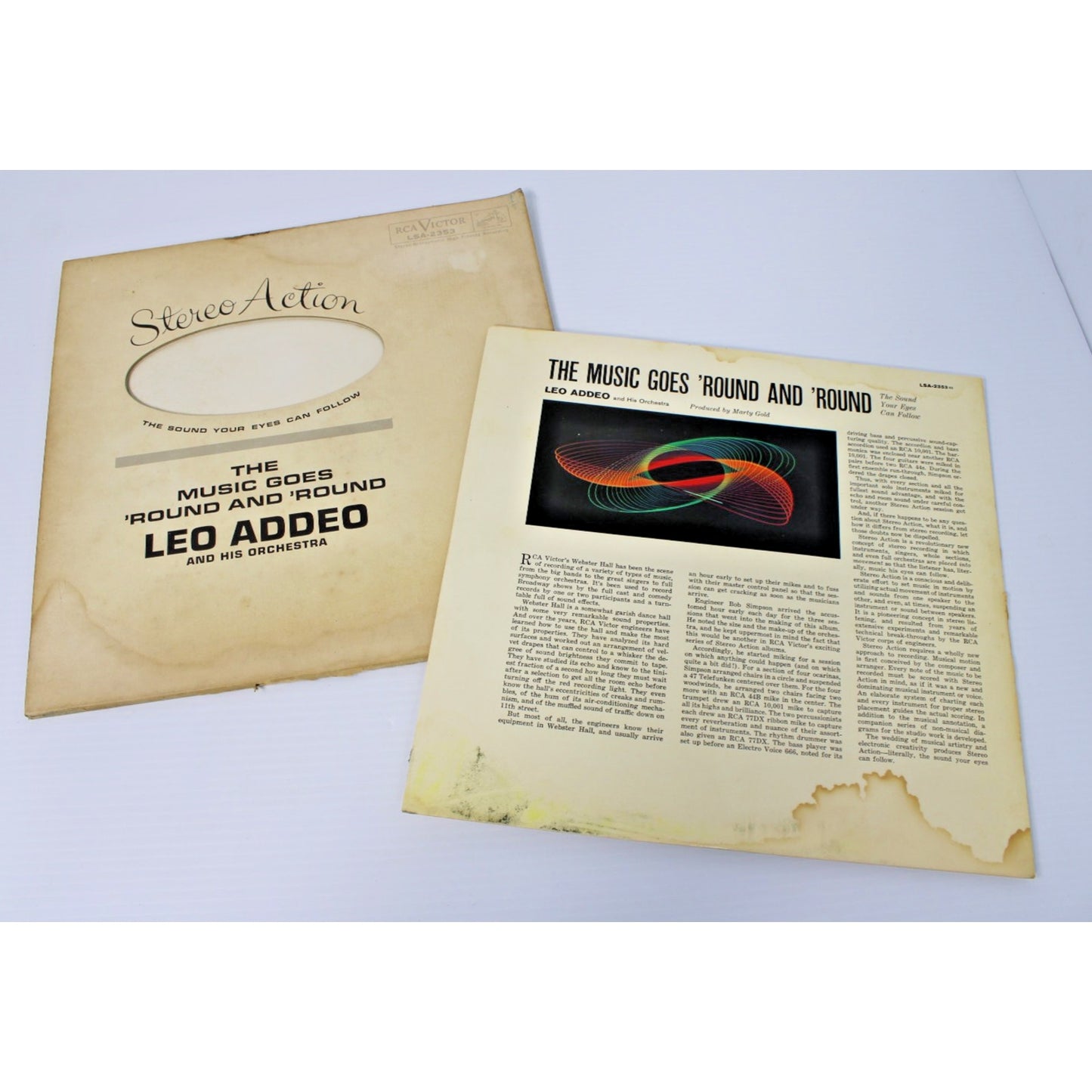 3 Rare "Stereo Action" RCA Demo Albums Channel-Jumping Space Age Exotica Effects
