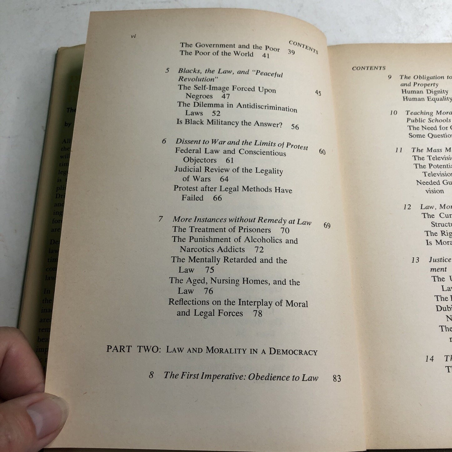 Democracy, Dissent And Disorder The Issues & The Law by Robert Drinan HC DJ 1969