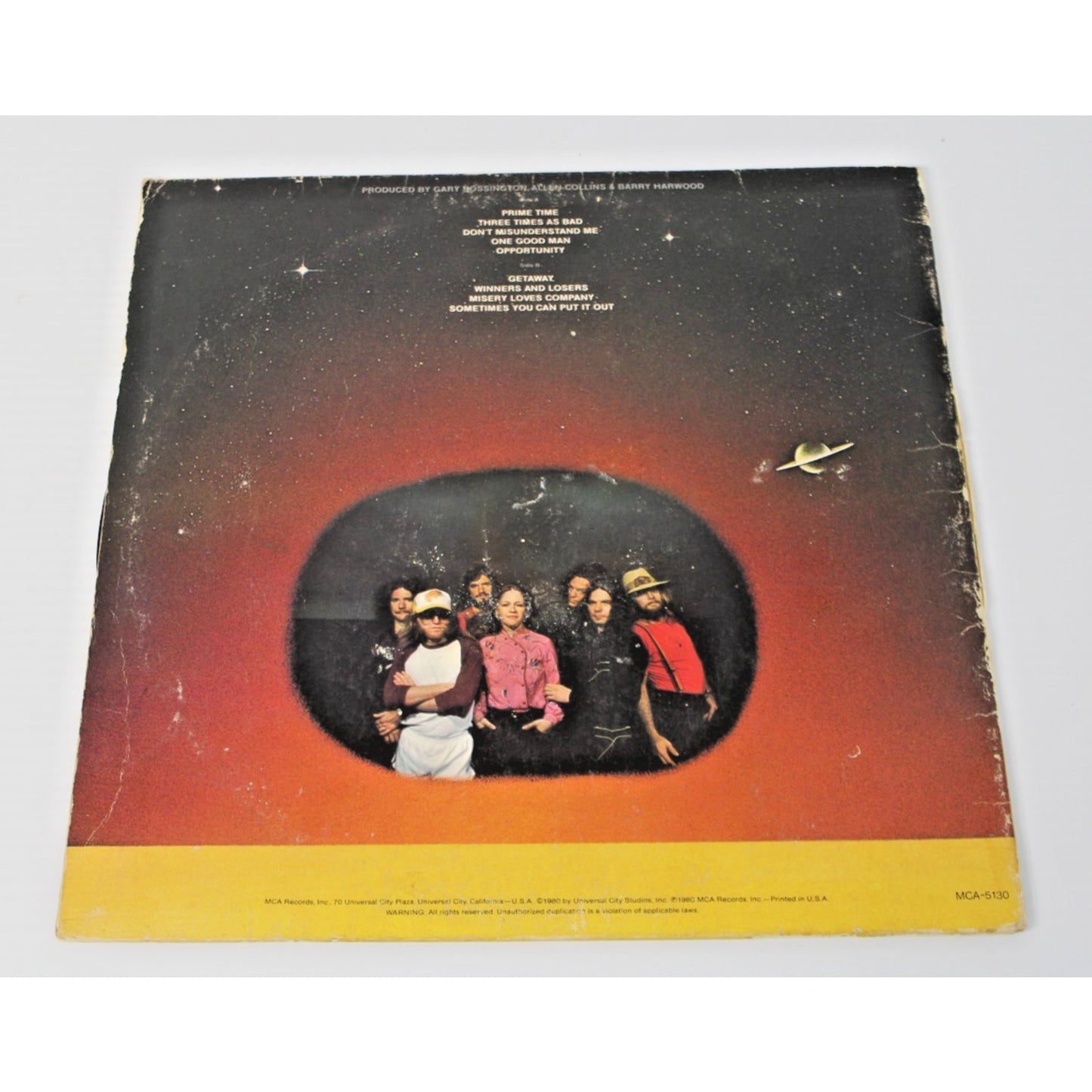 Rossington Collins Band- Anytime, Anyplace, Anywhere, 1980 MCA 5130 Gatefold- VG